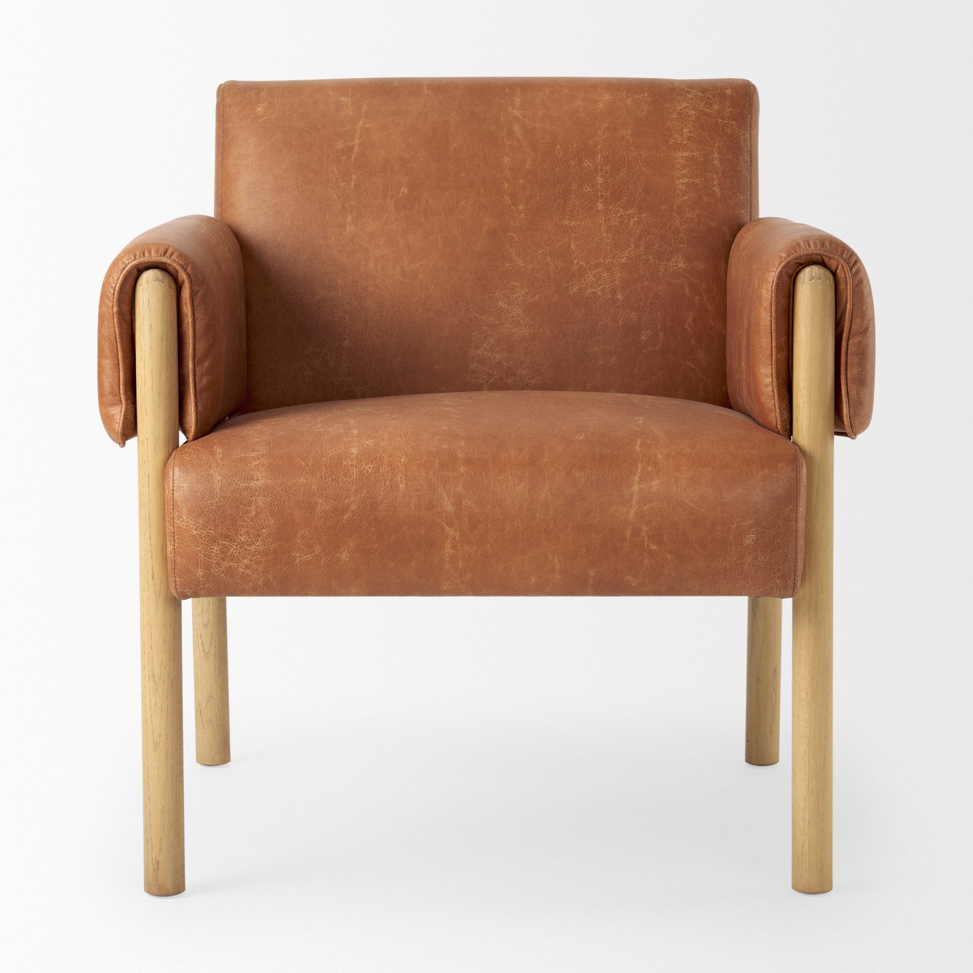 Ashton Vegan Leather Accent Chair