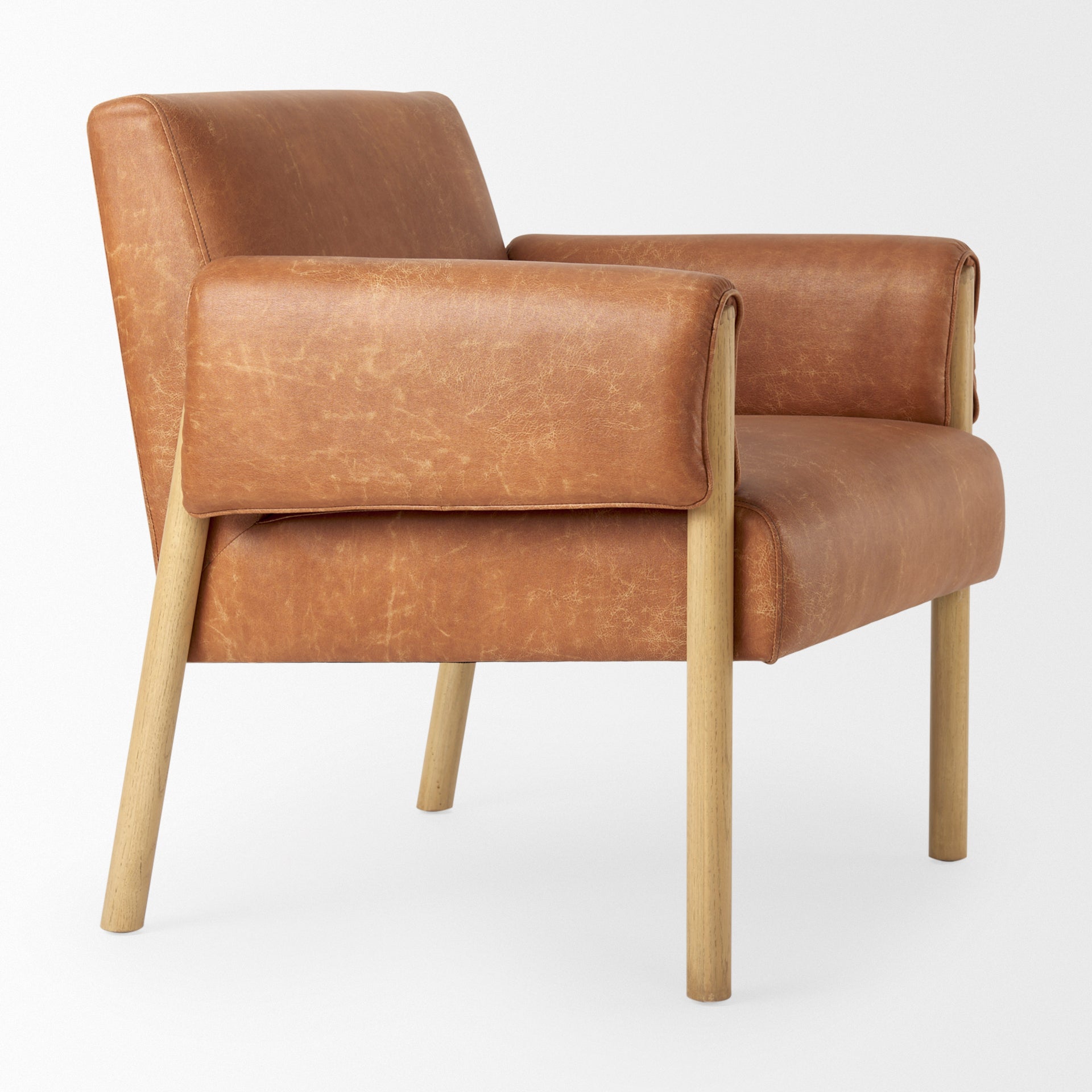 Ashton Vegan Leather Accent Chair