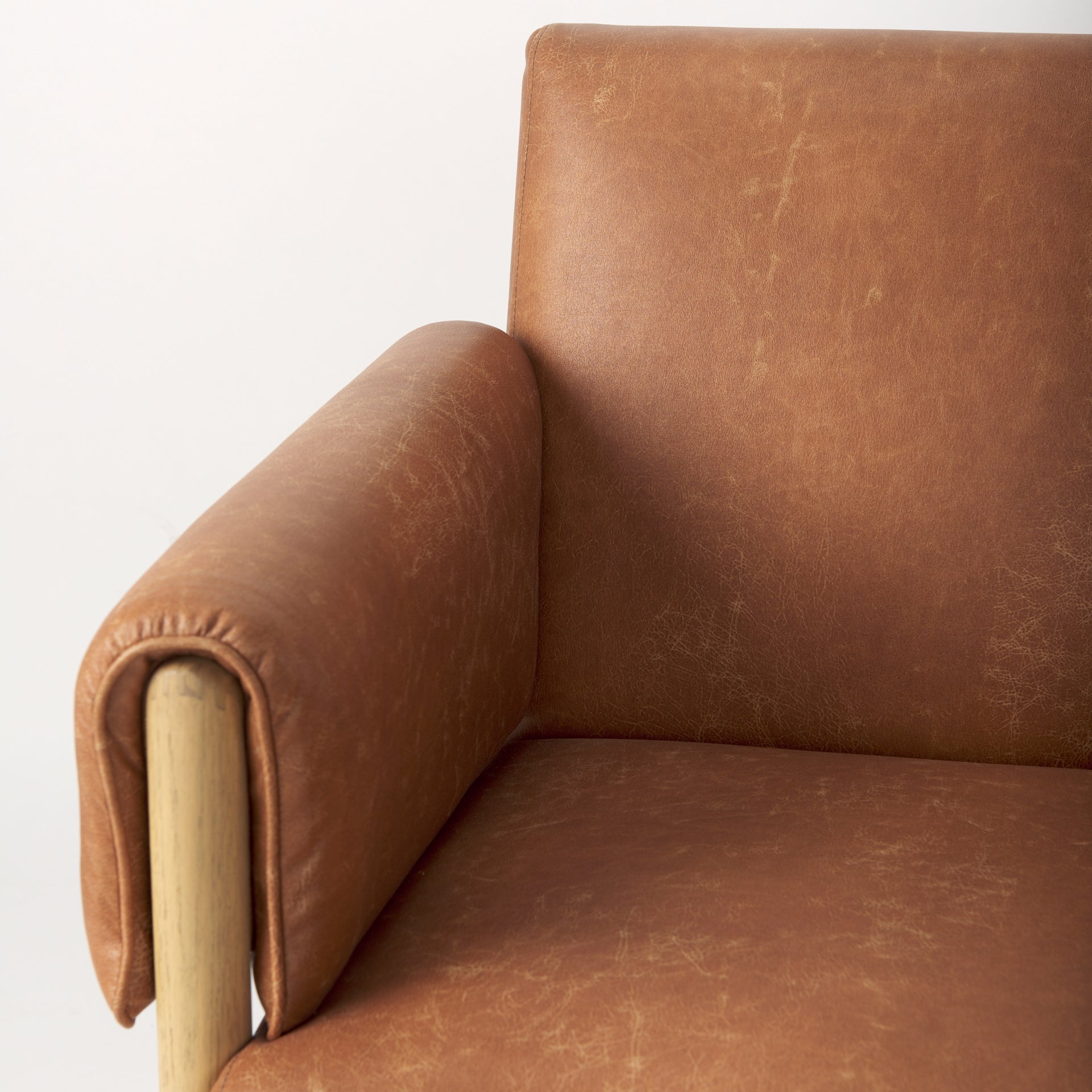 Ashton Vegan Leather Accent Chair