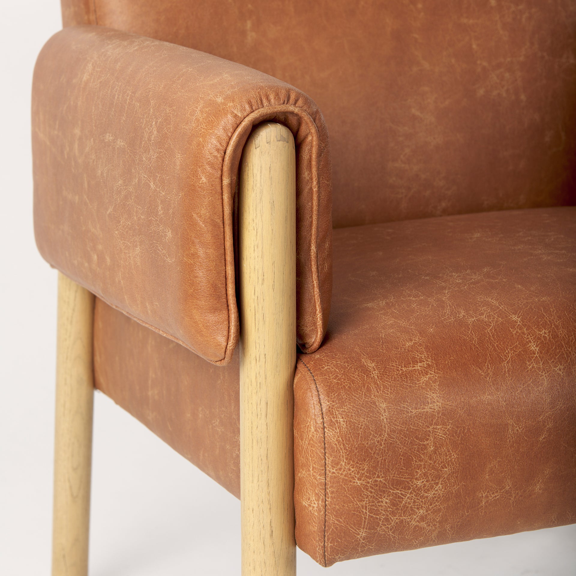 Ashton Vegan Leather Accent Chair