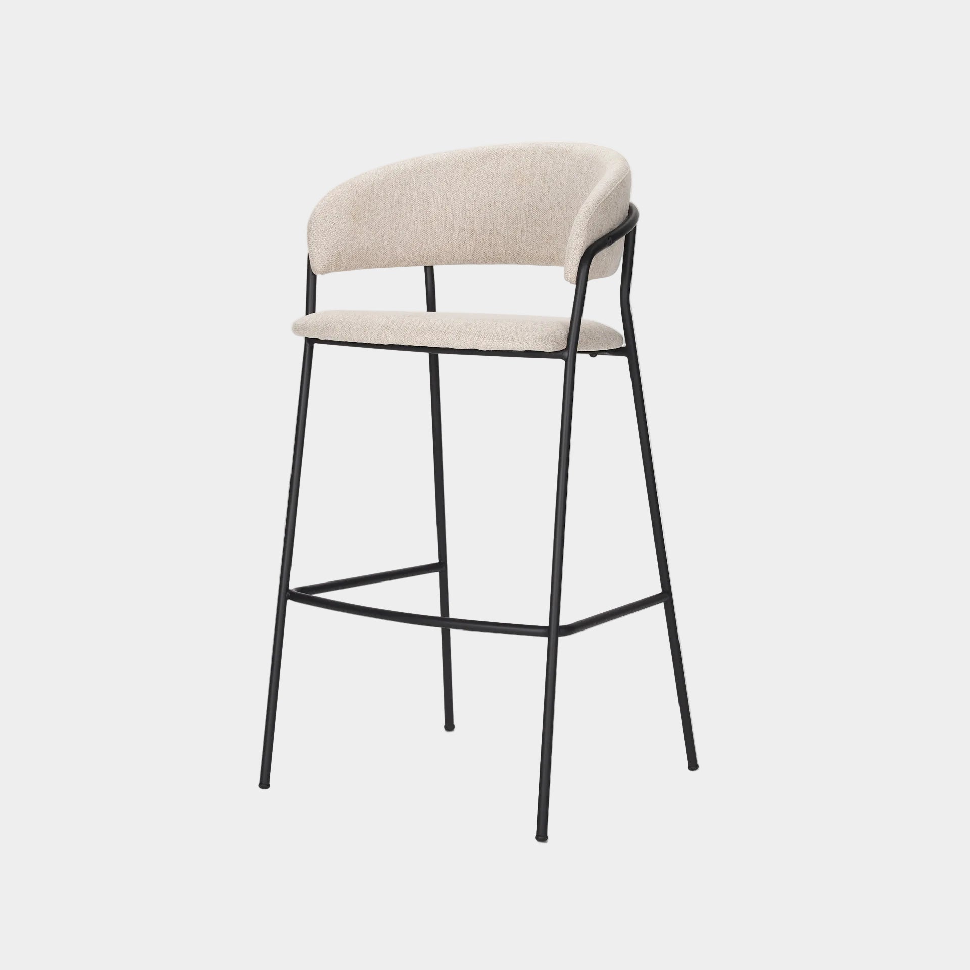 Carolyn Fabric Seat Bar Stool