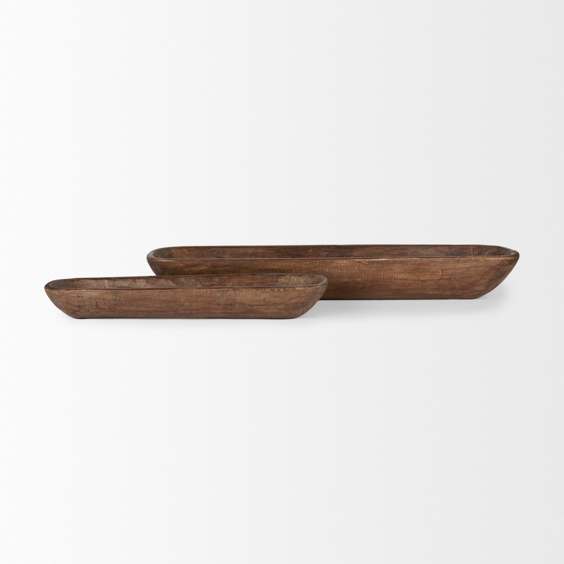 Athena Wooden Trays Set of 2