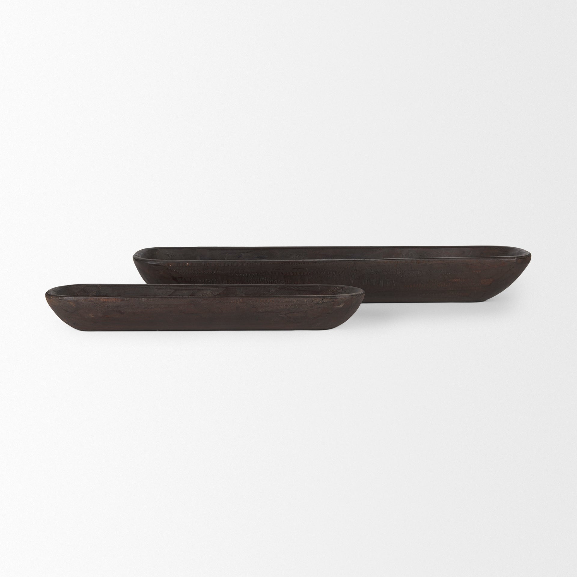 Athena Wooden Trays Set of 2