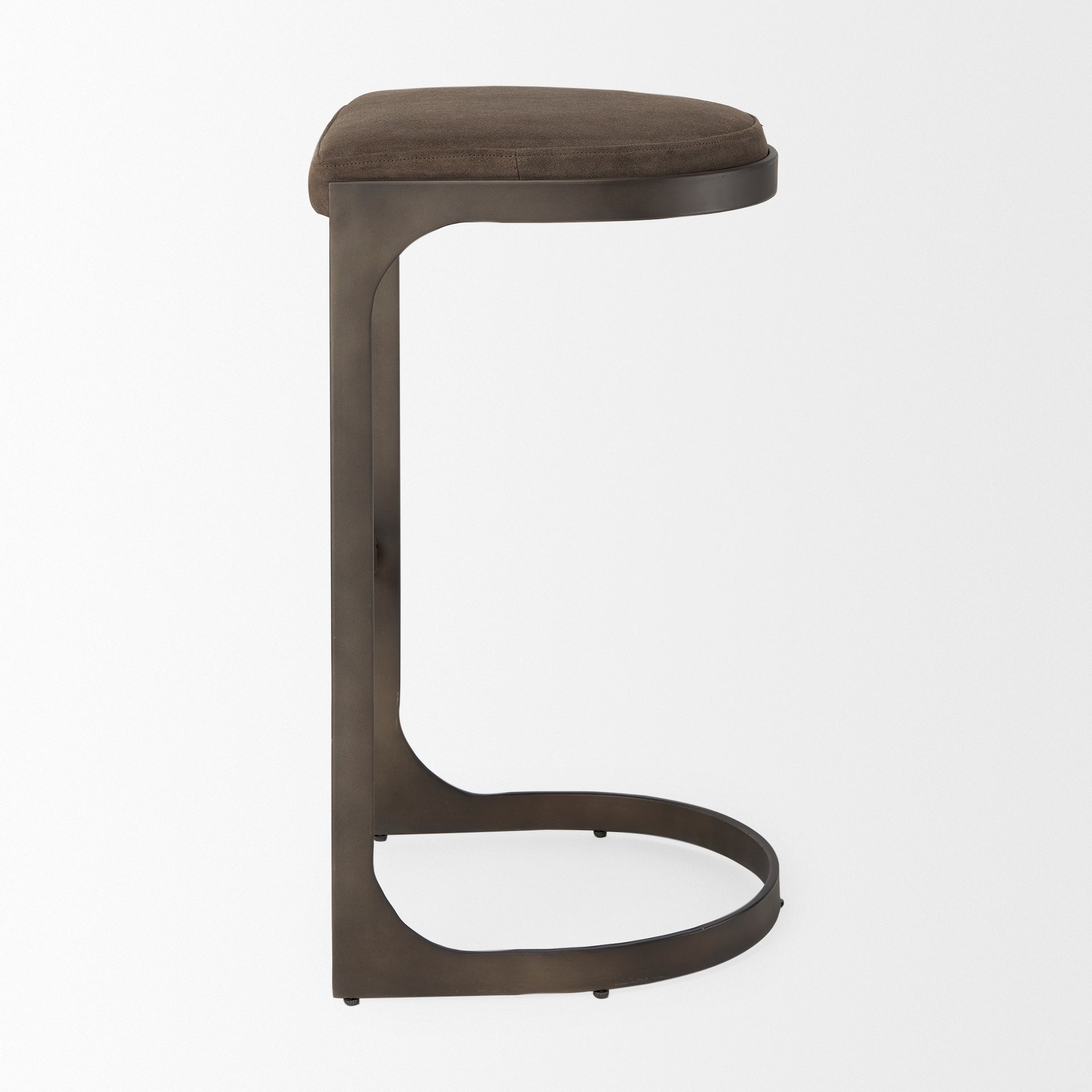 Tyson Suede Seat Bar Stool