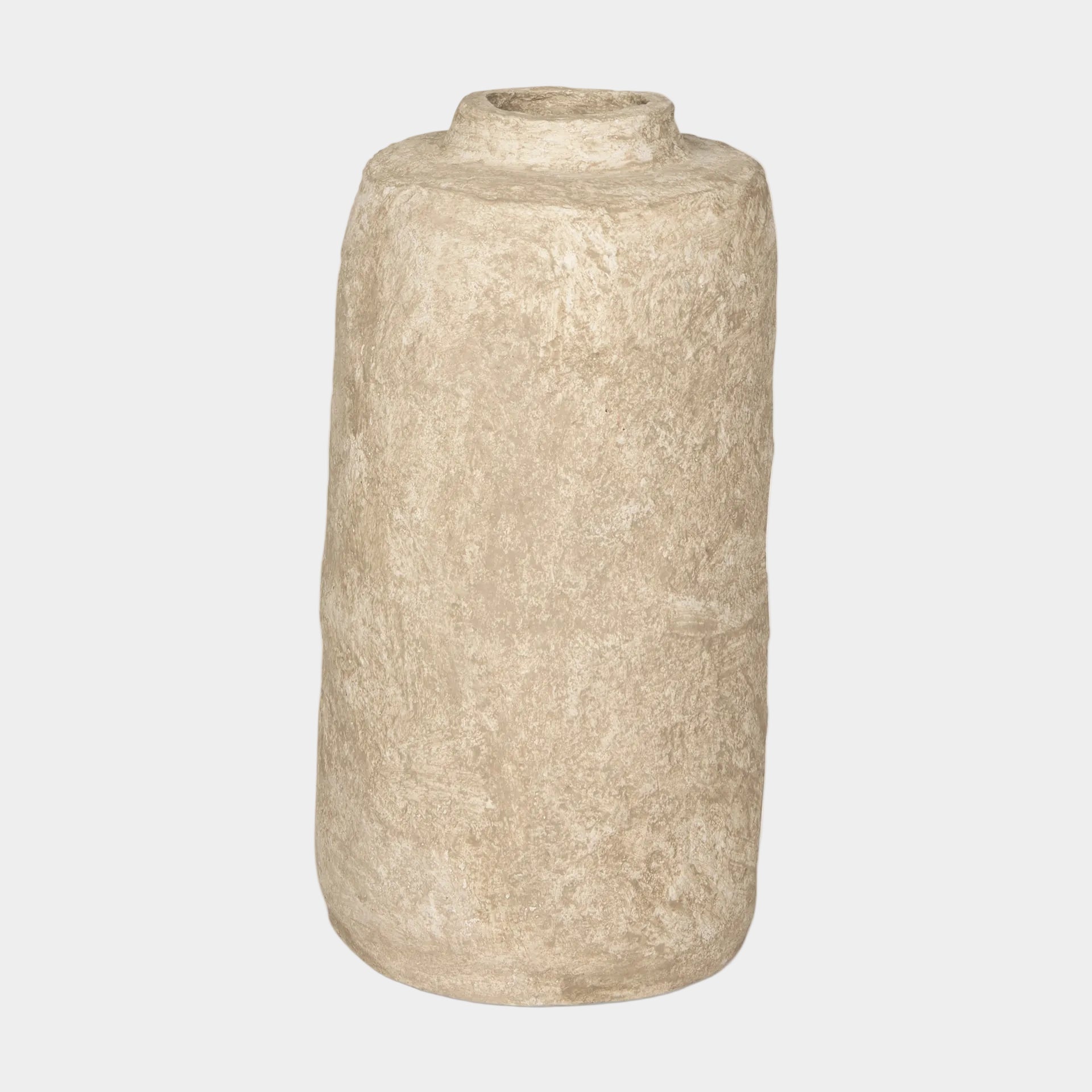 Rama Beige Floor Vase