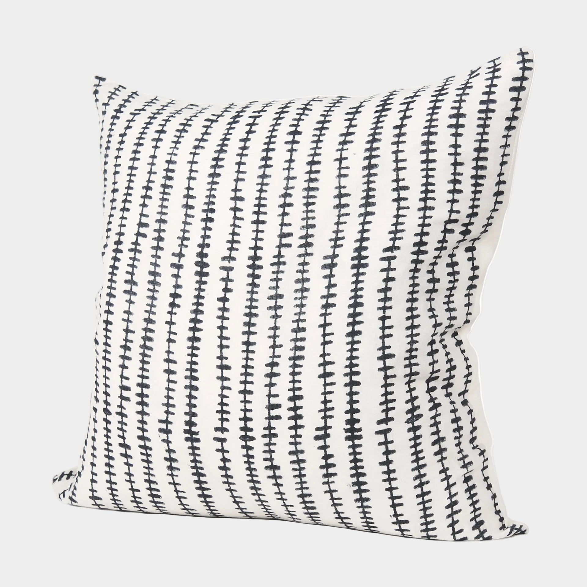 Jenna Black Print Decorative Pillow