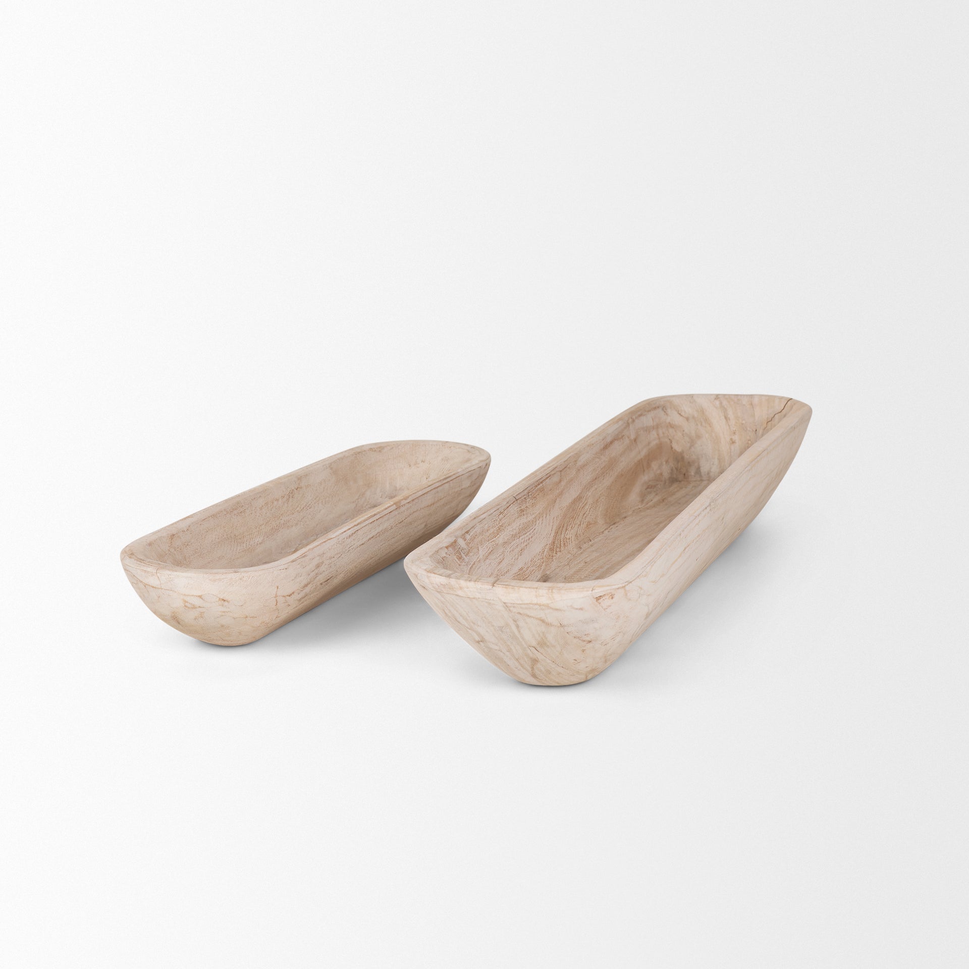 Athena Wooden Trays Set of 2