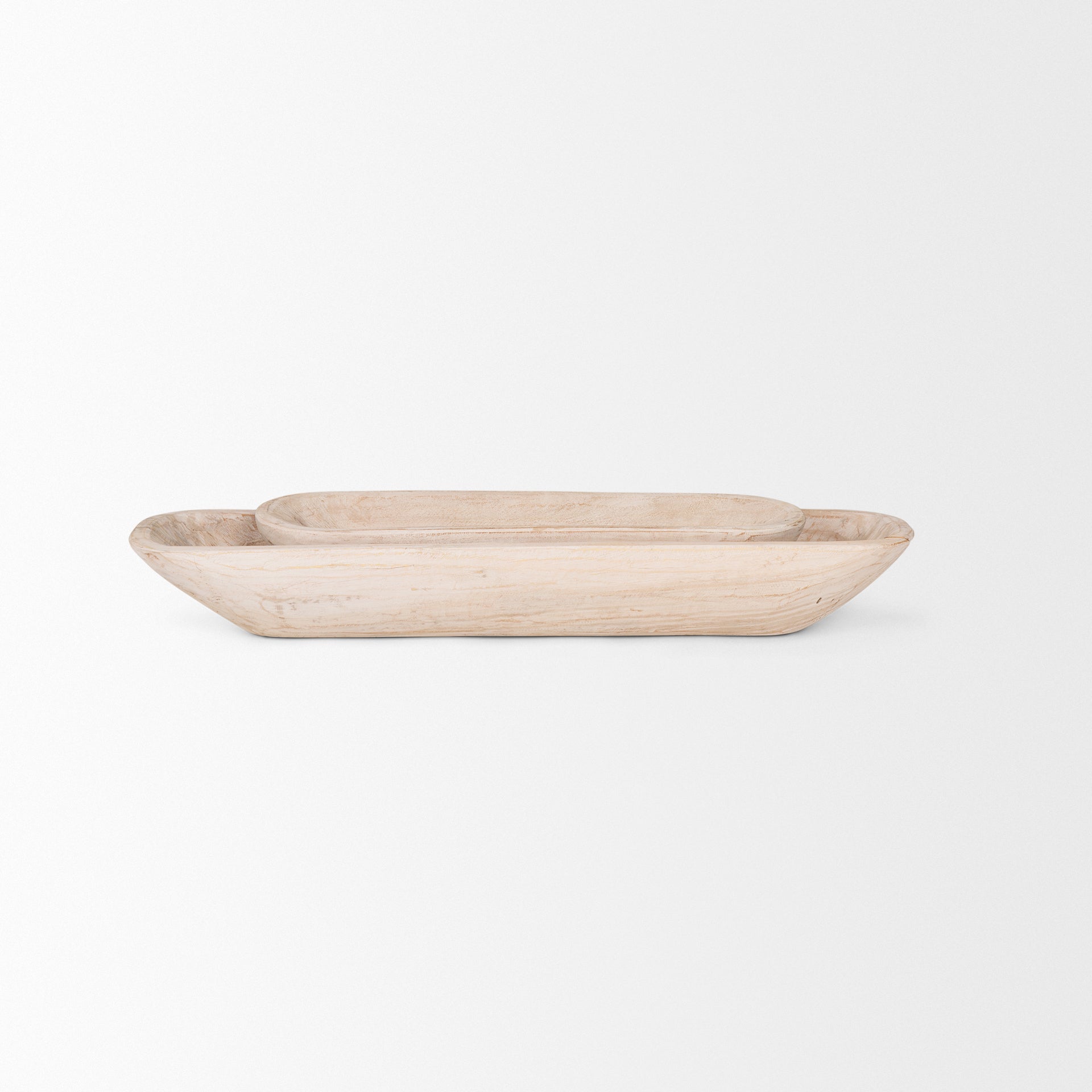 Athena Wooden Trays Set of 2