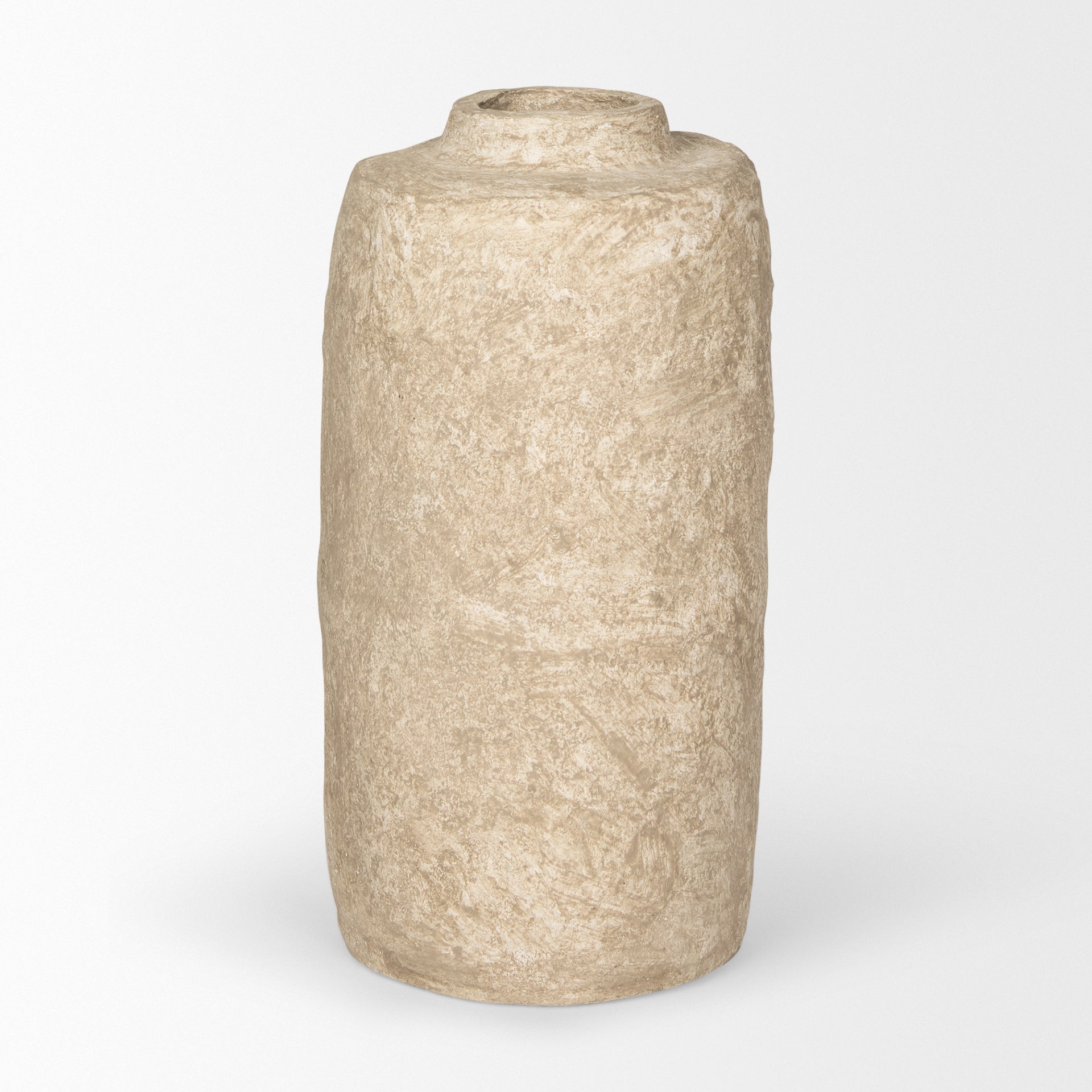 Rama Beige Floor Vase