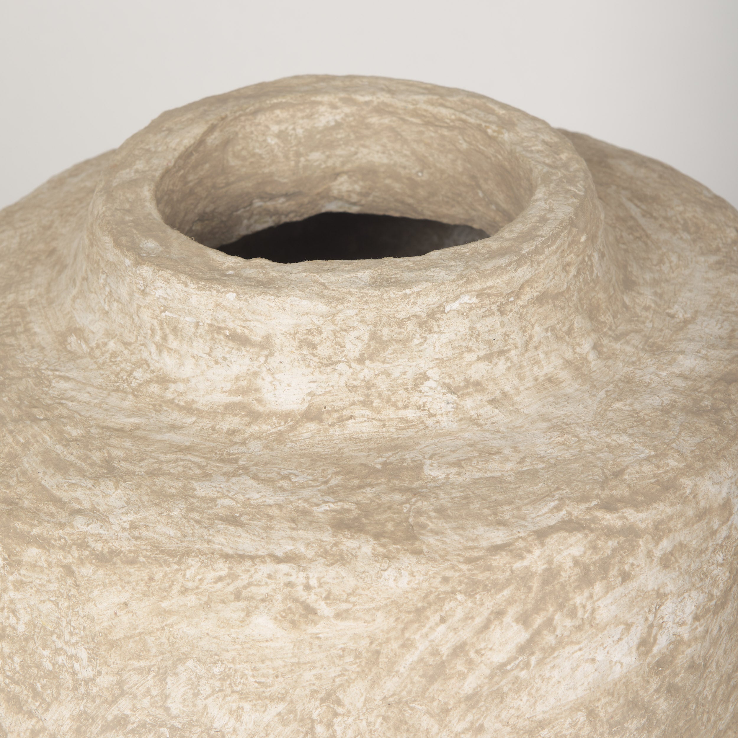Rama Beige Floor Vase