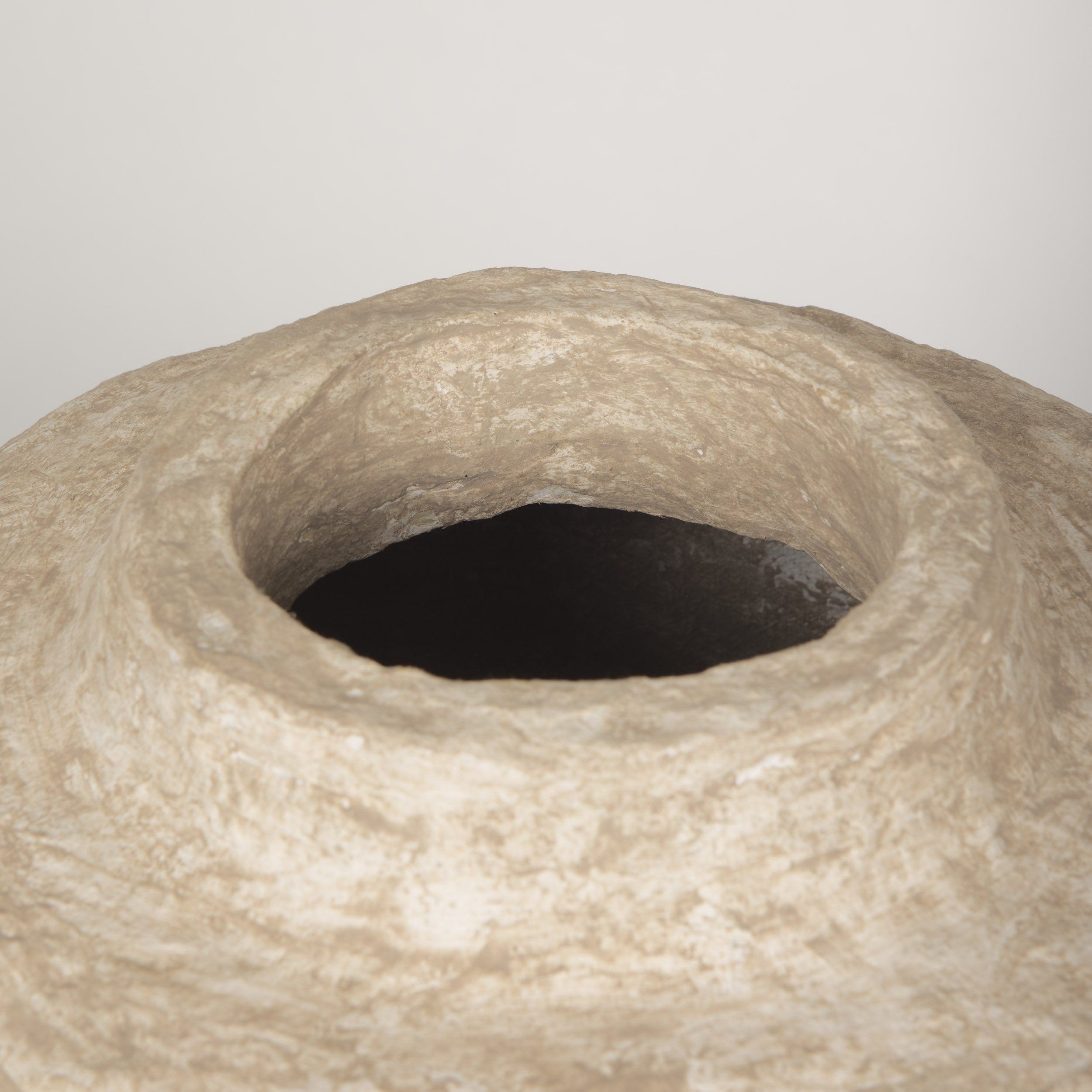 Rama Beige Floor Vase