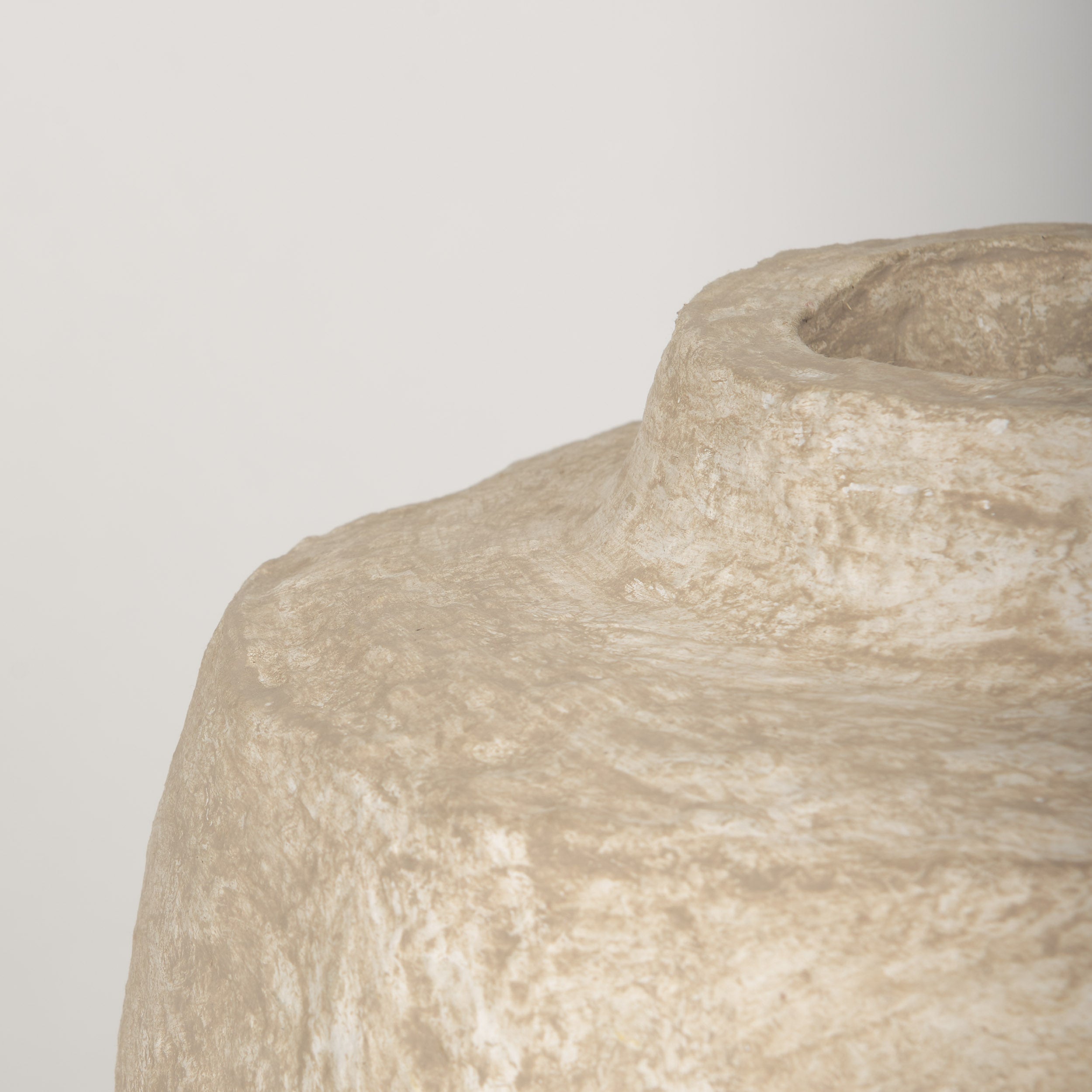 Rama Beige Floor Vase