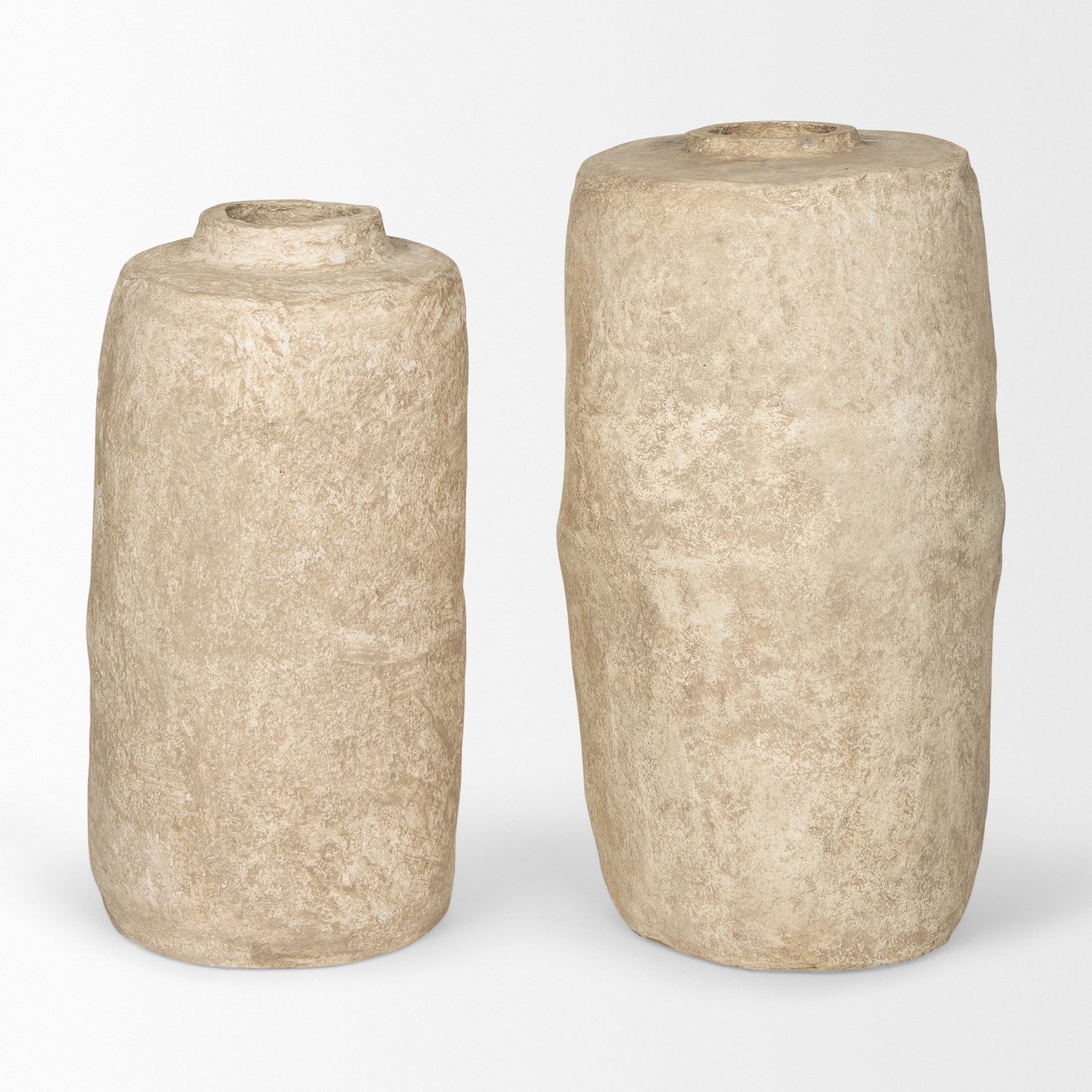 Rama Beige Floor Vase
