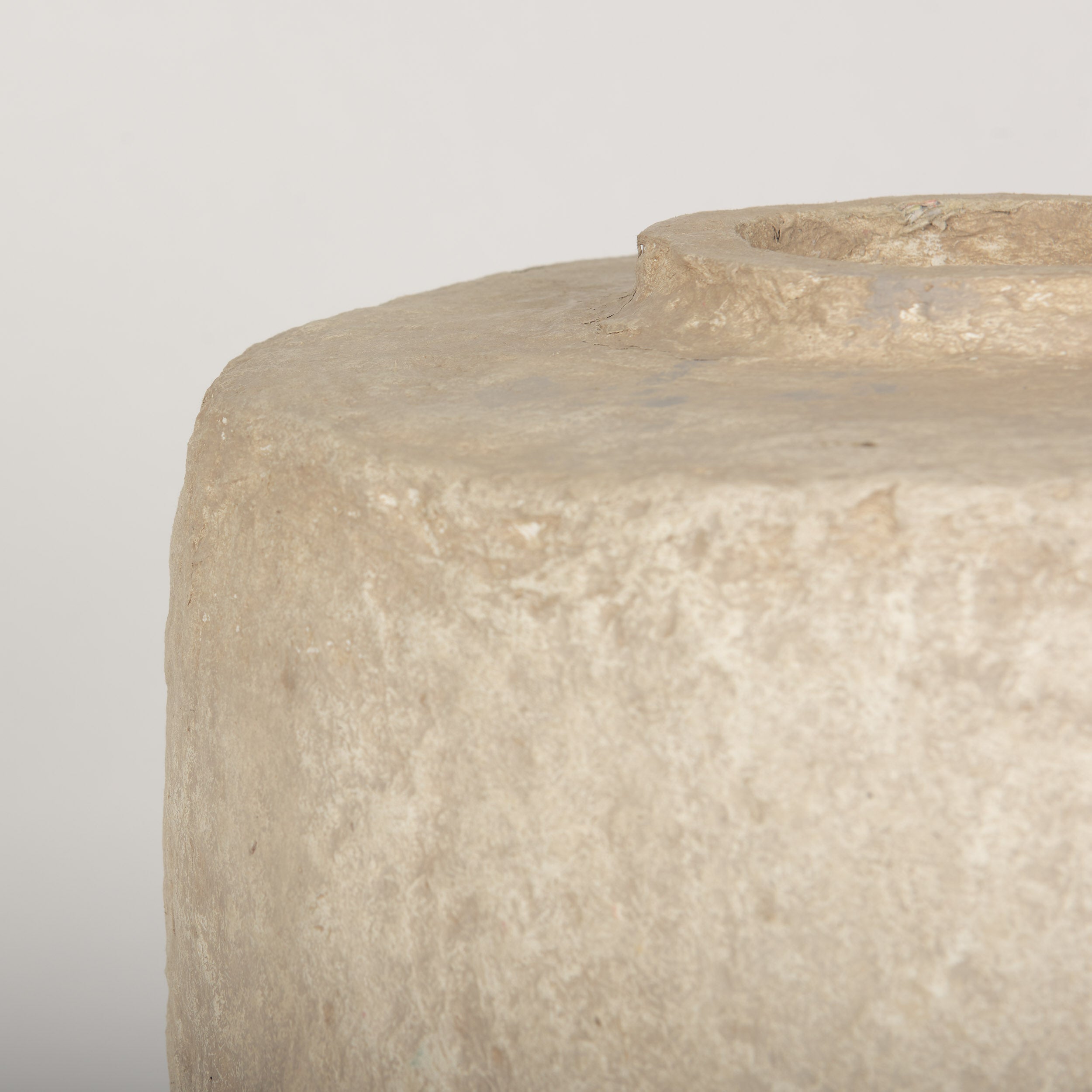 Rama Beige Floor Vase