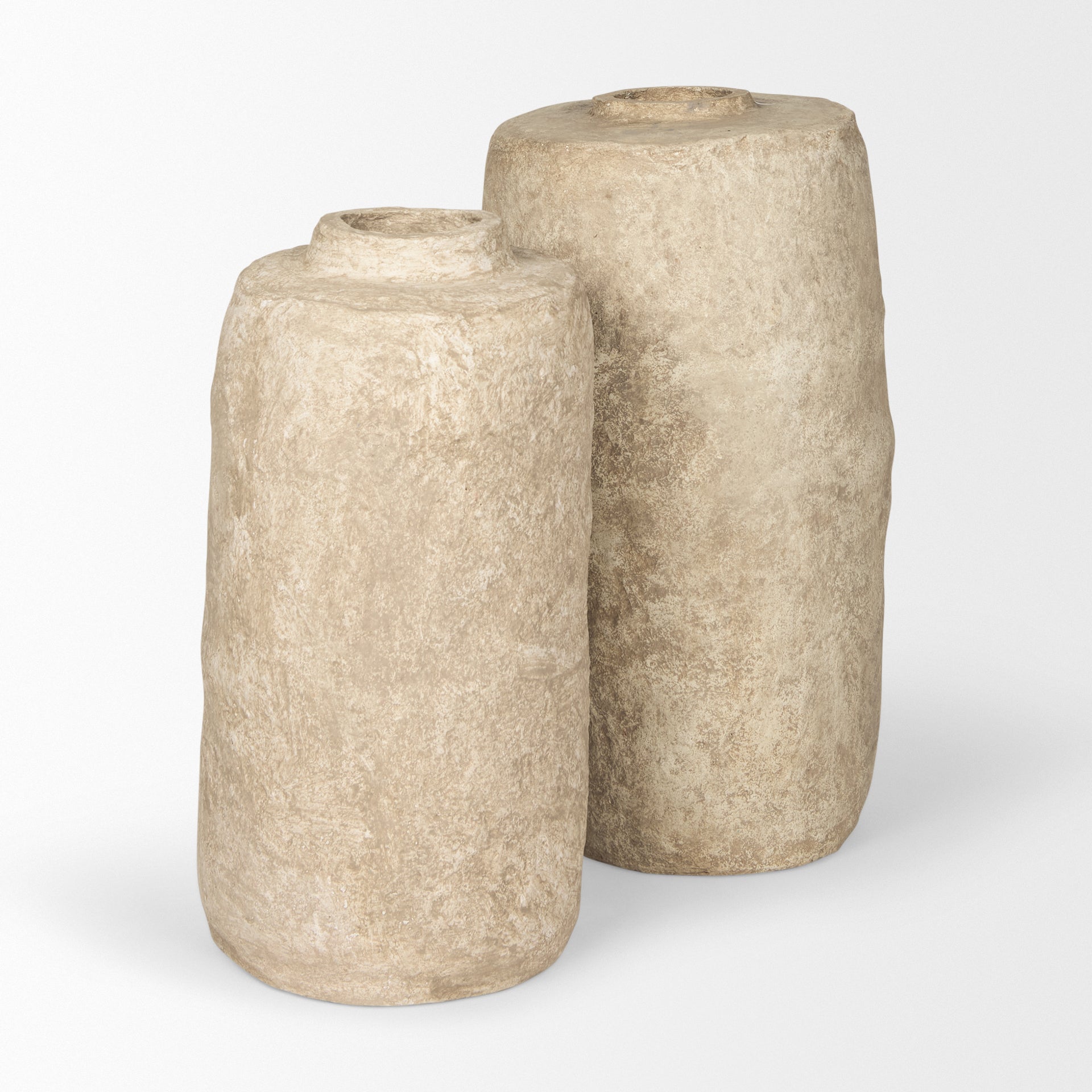 Rama Beige Floor Vase