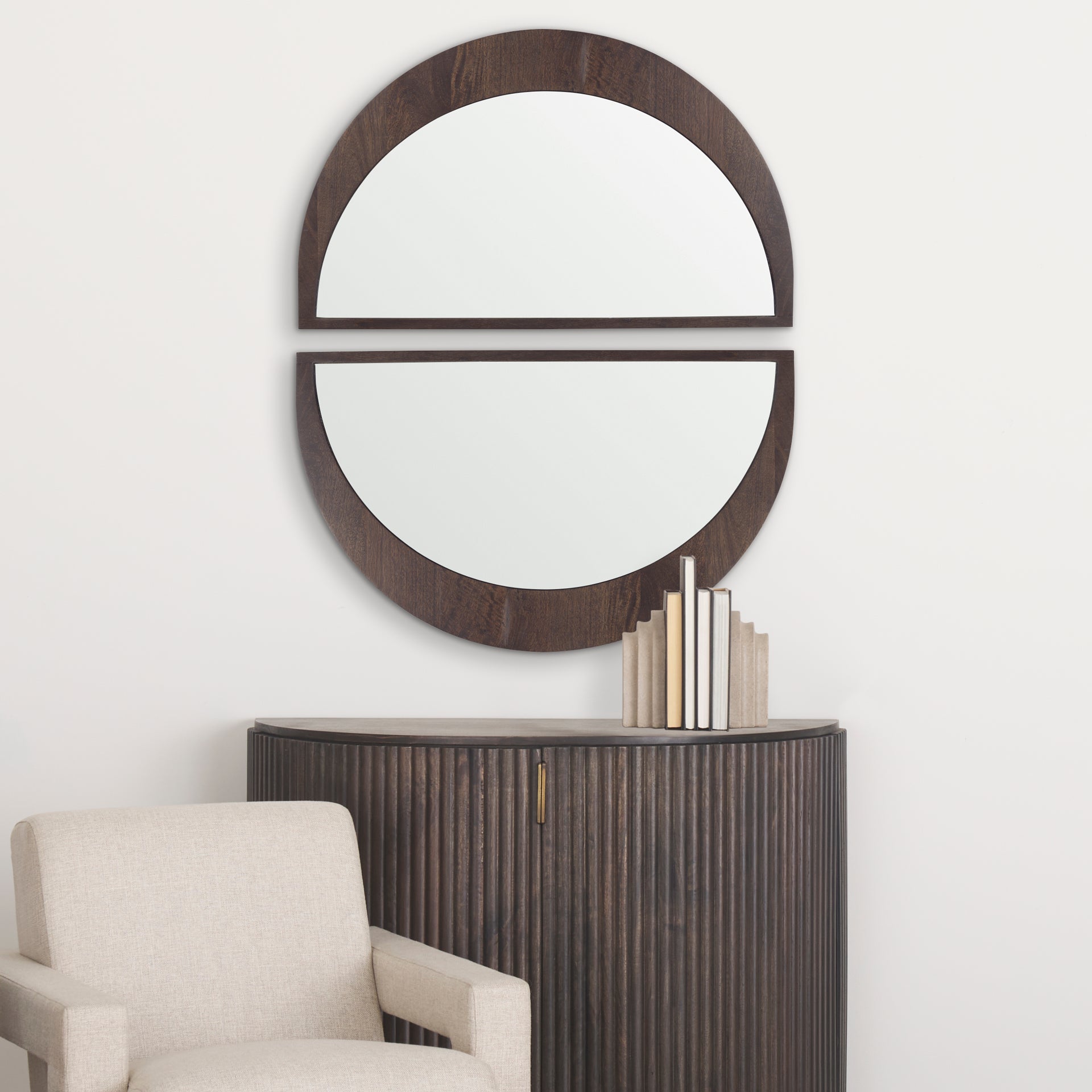 Celeste Half Moon Wall Mirror