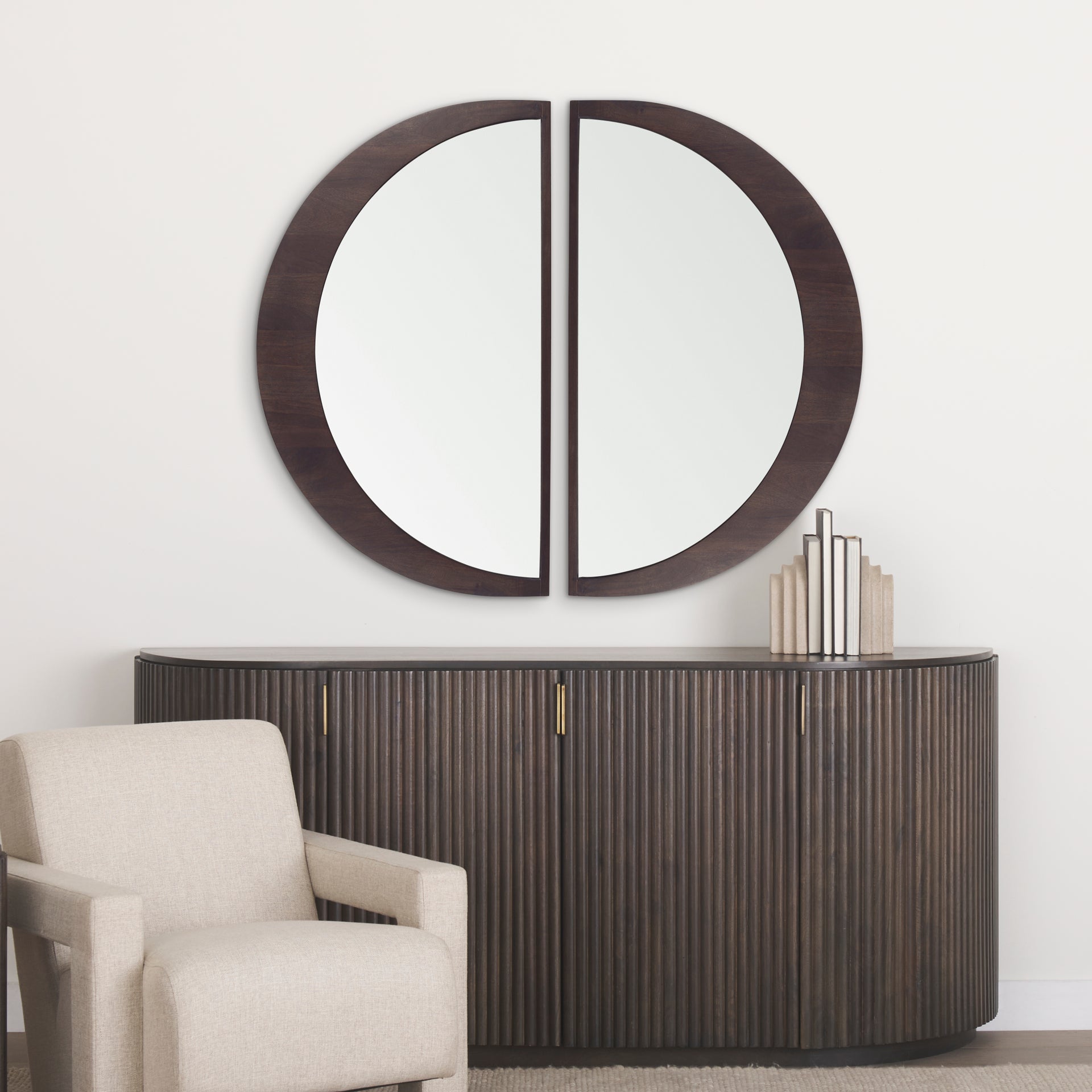 Celeste Half Moon Wall Mirror