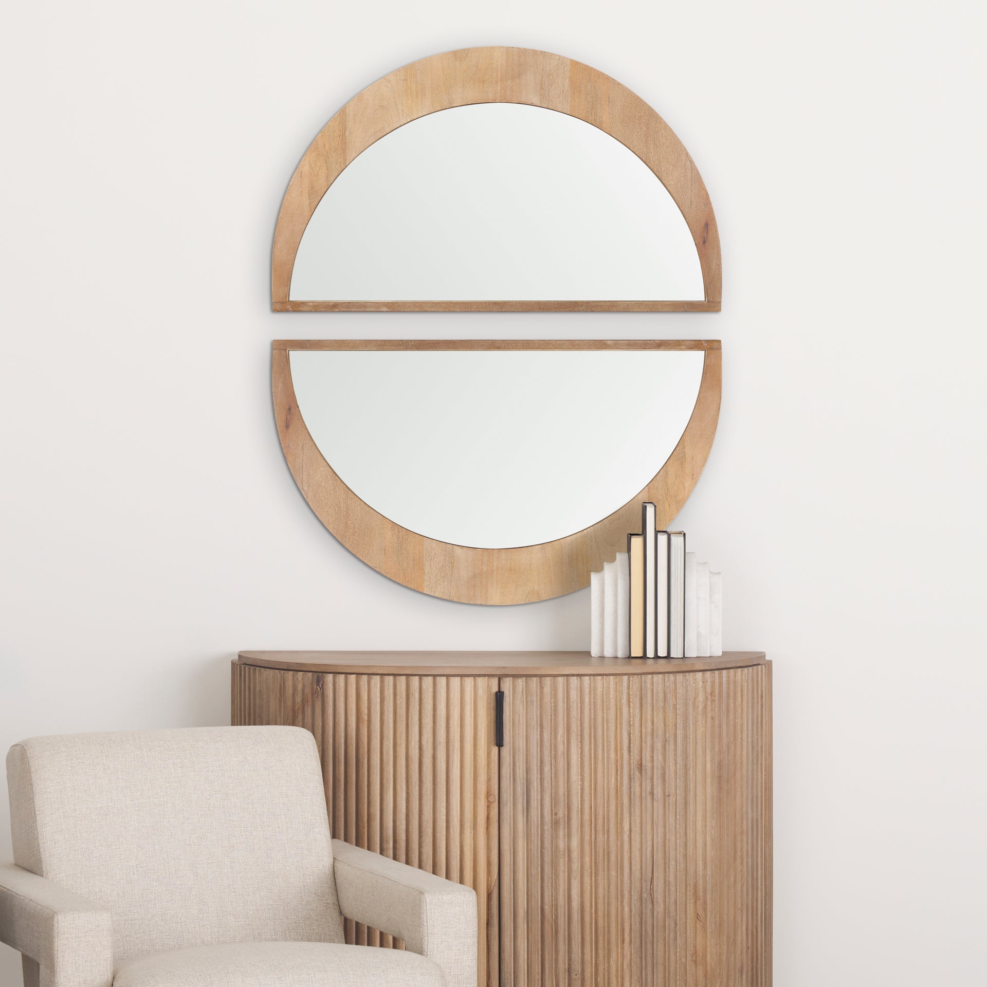 Celeste Half Moon Wall Mirror
