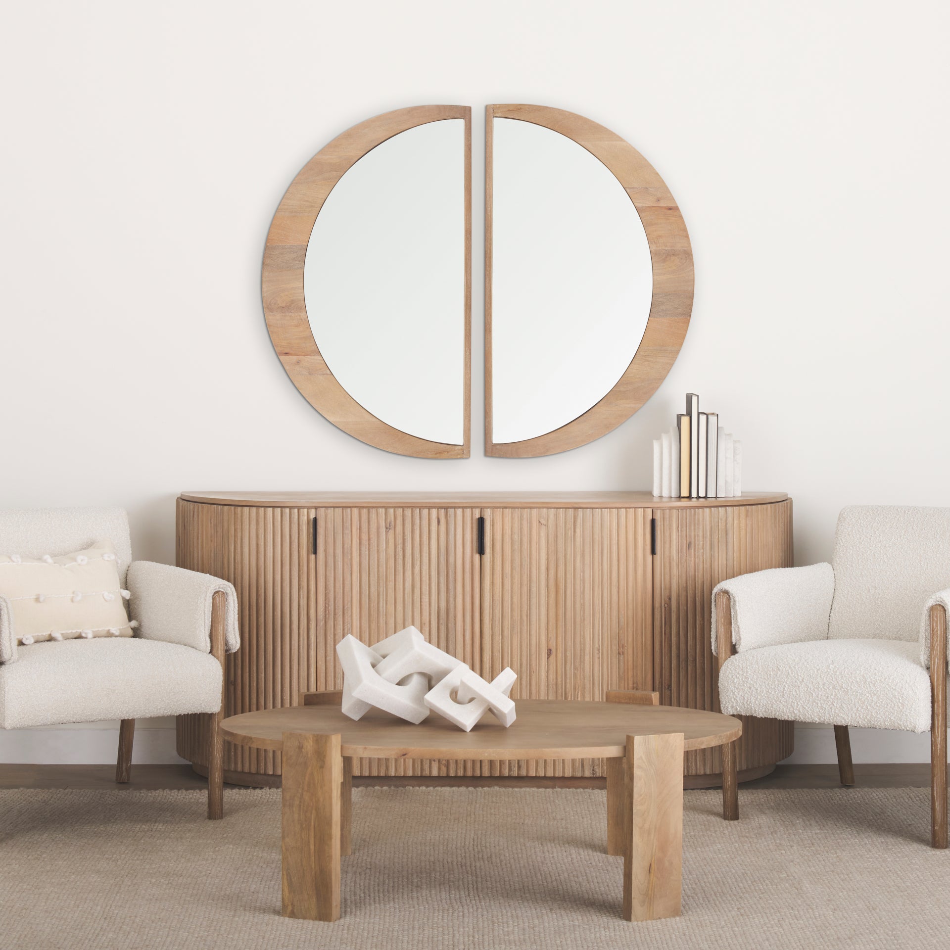 Celeste Half Moon Wall Mirror