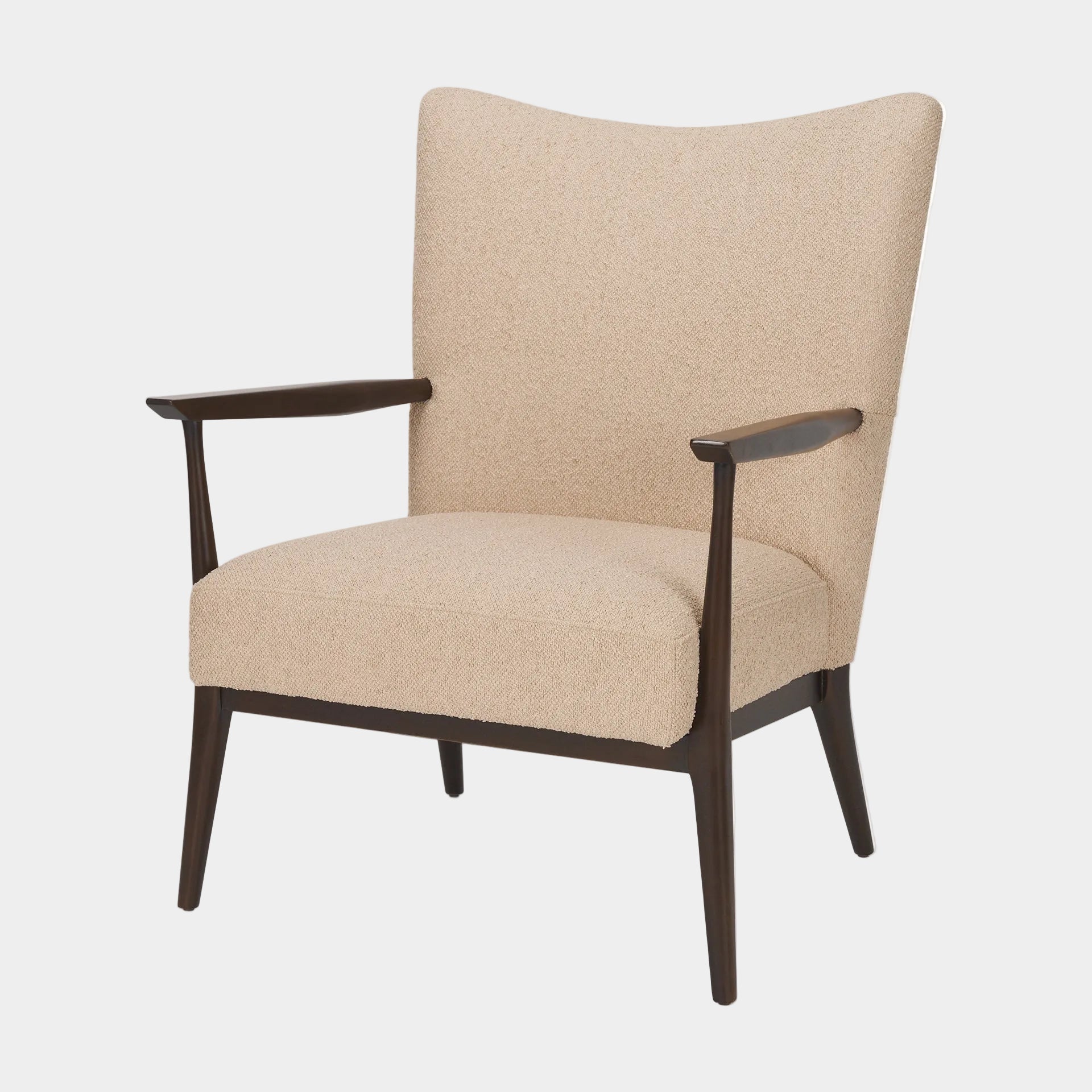 Argent Boucle Accent Chair