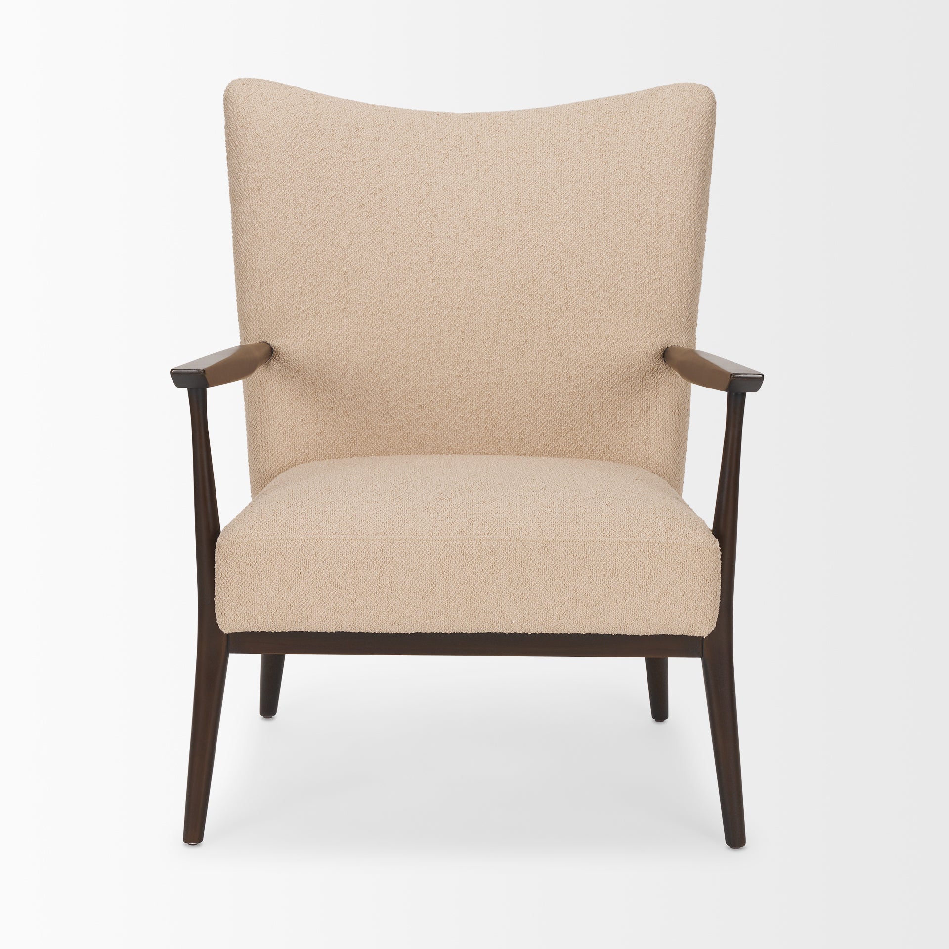 Argent Boucle Accent Chair