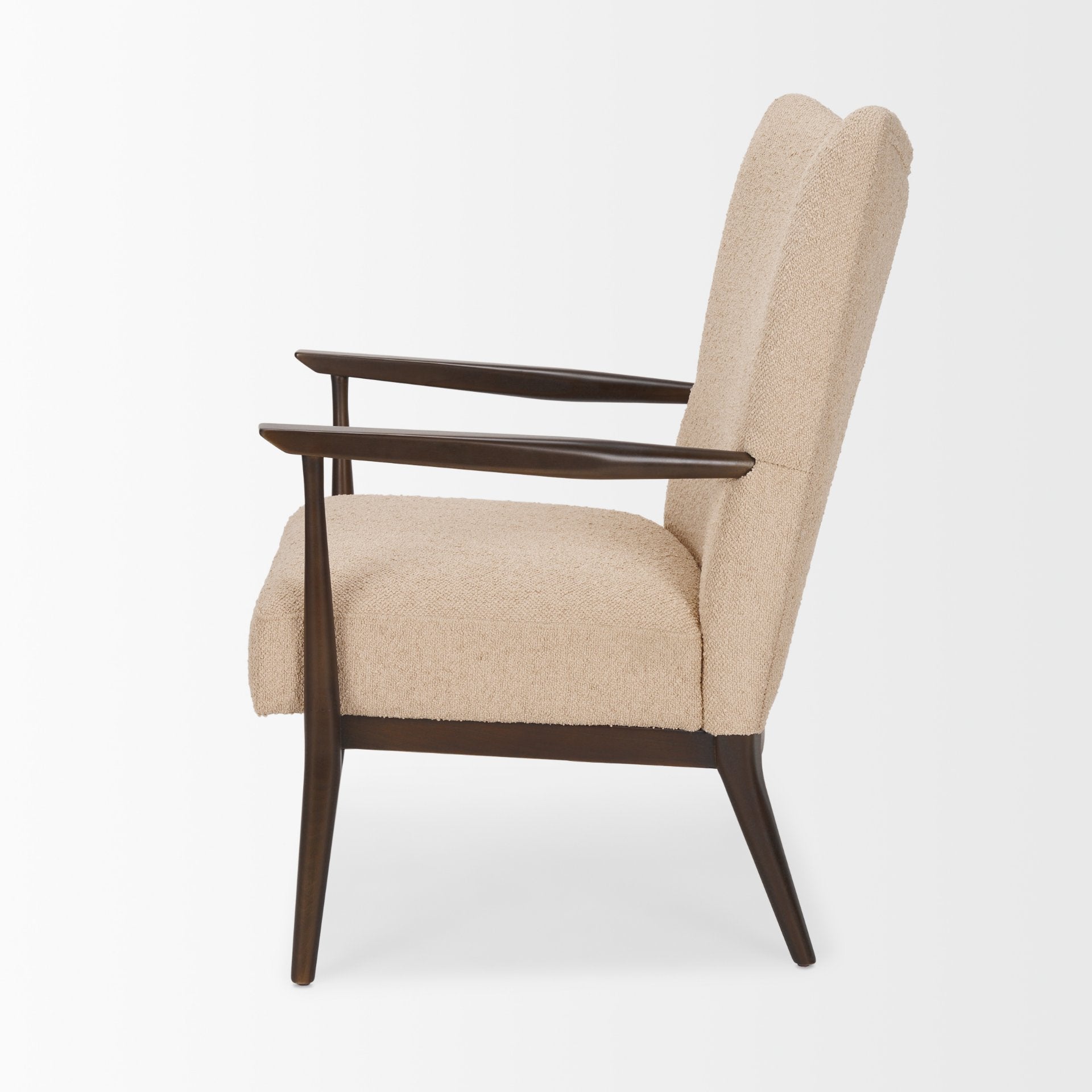 Argent Boucle Accent Chair
