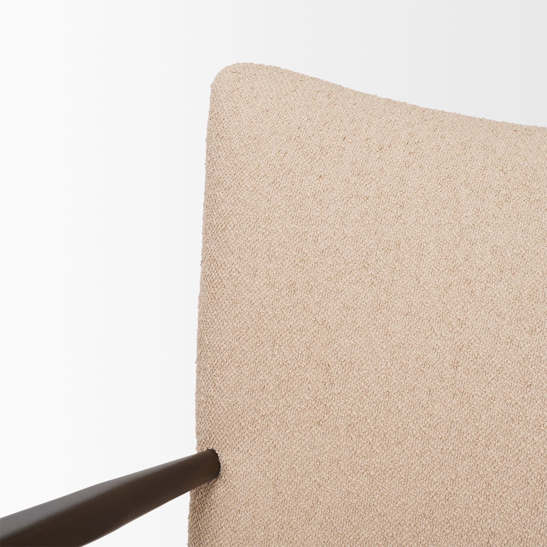 Argent Boucle Accent Chair