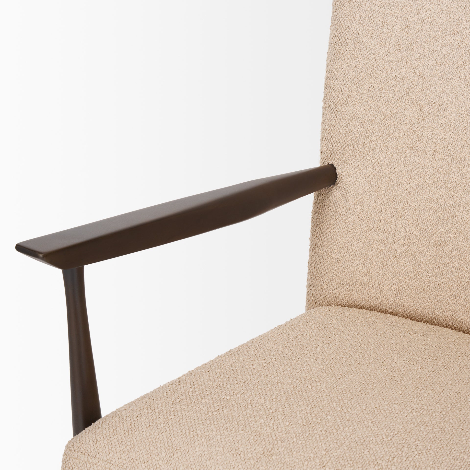 Argent Boucle Accent Chair