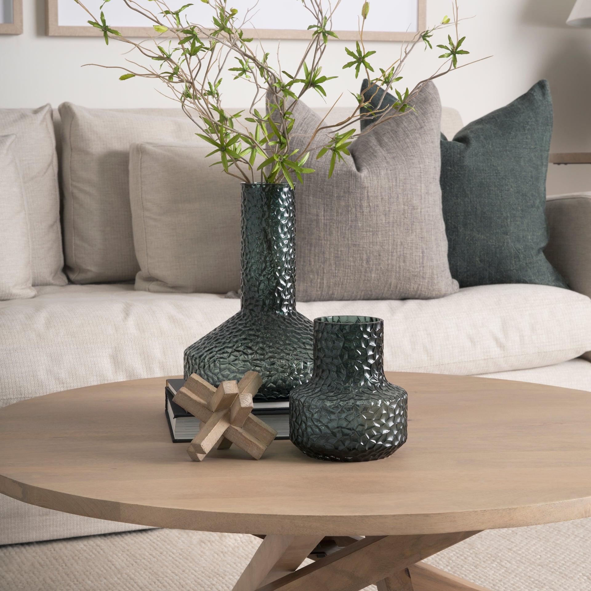 Jolene Green Vase