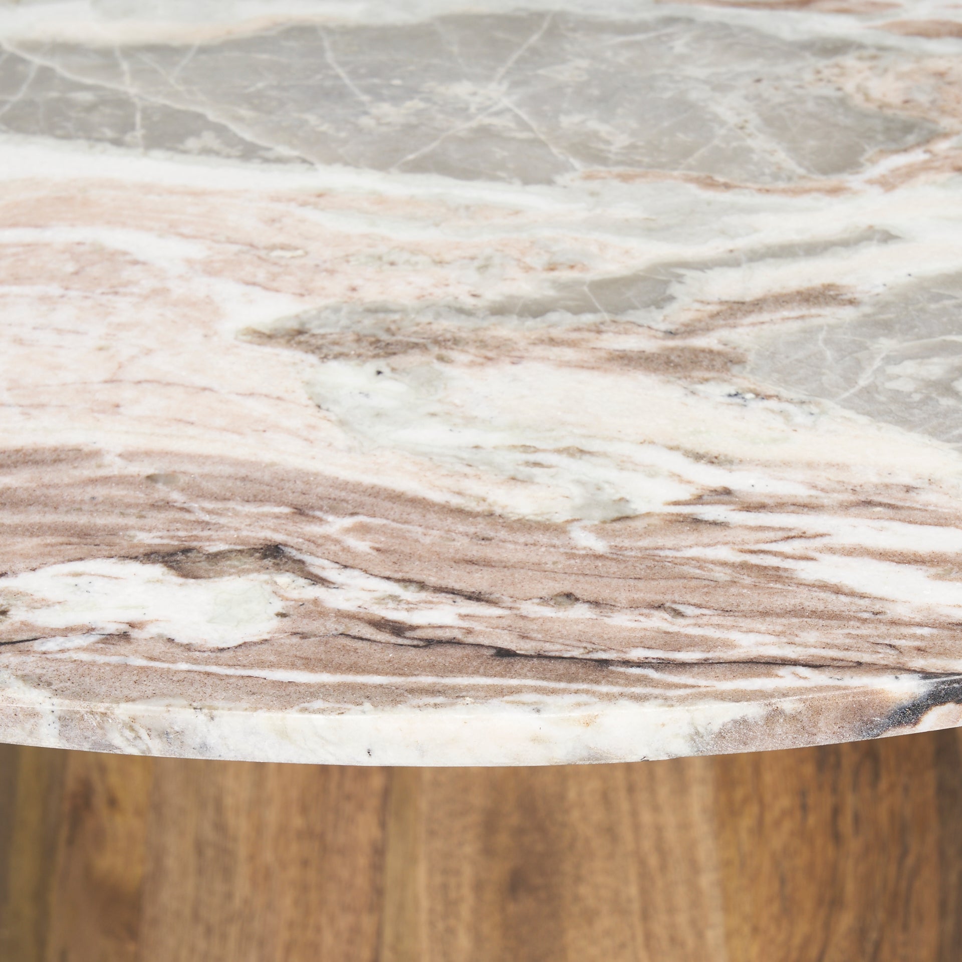 Allyson 42" Round Marble Dining Table