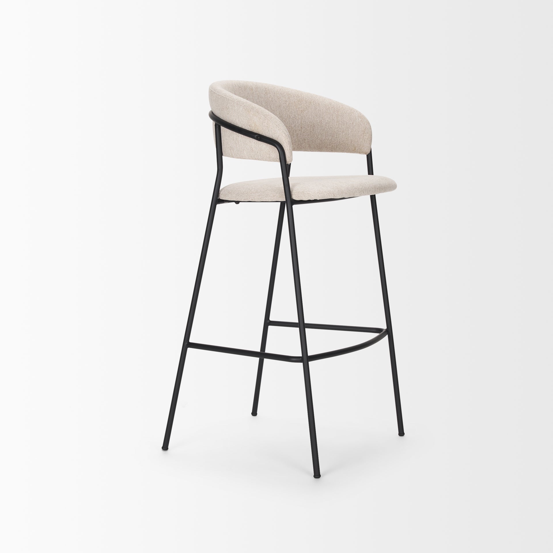 Carolyn Fabric Seat Bar Stool