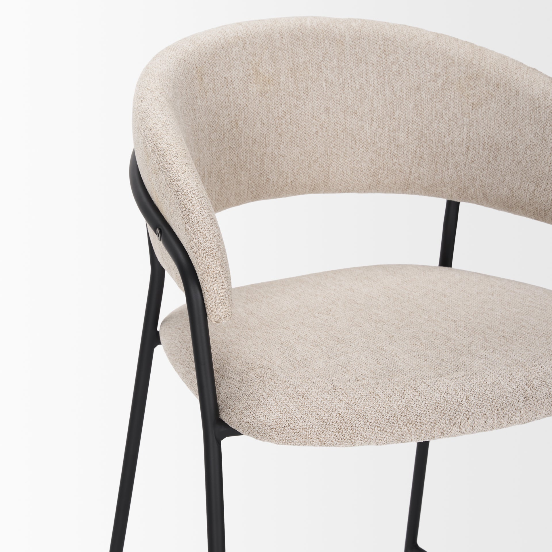 Carolyn Fabric Seat Bar Stool
