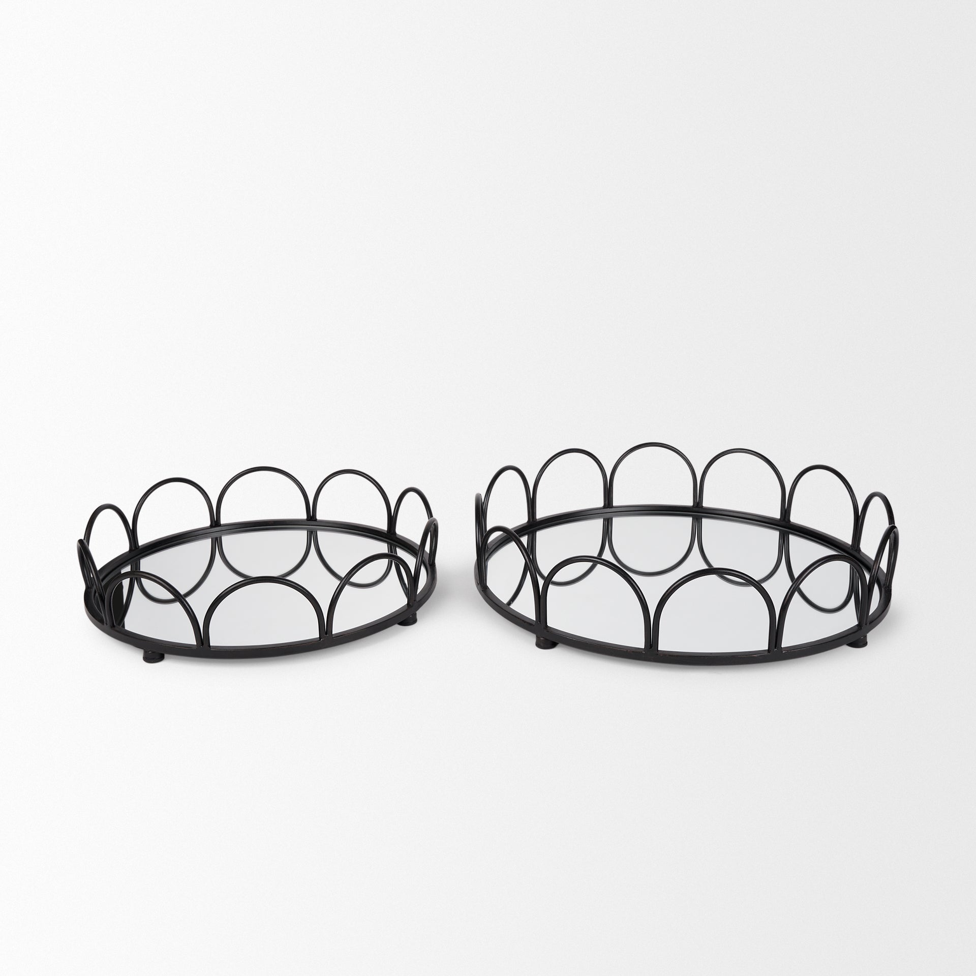 Lenore Mirror Trays Set of 2