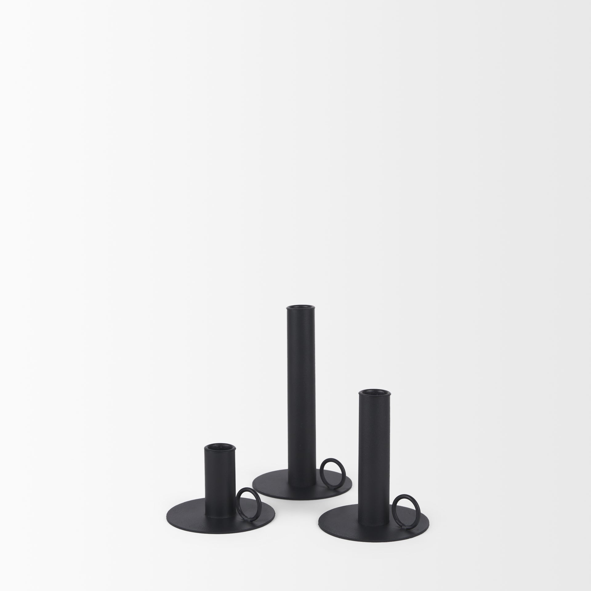 Noir Candle Holders Set of 3