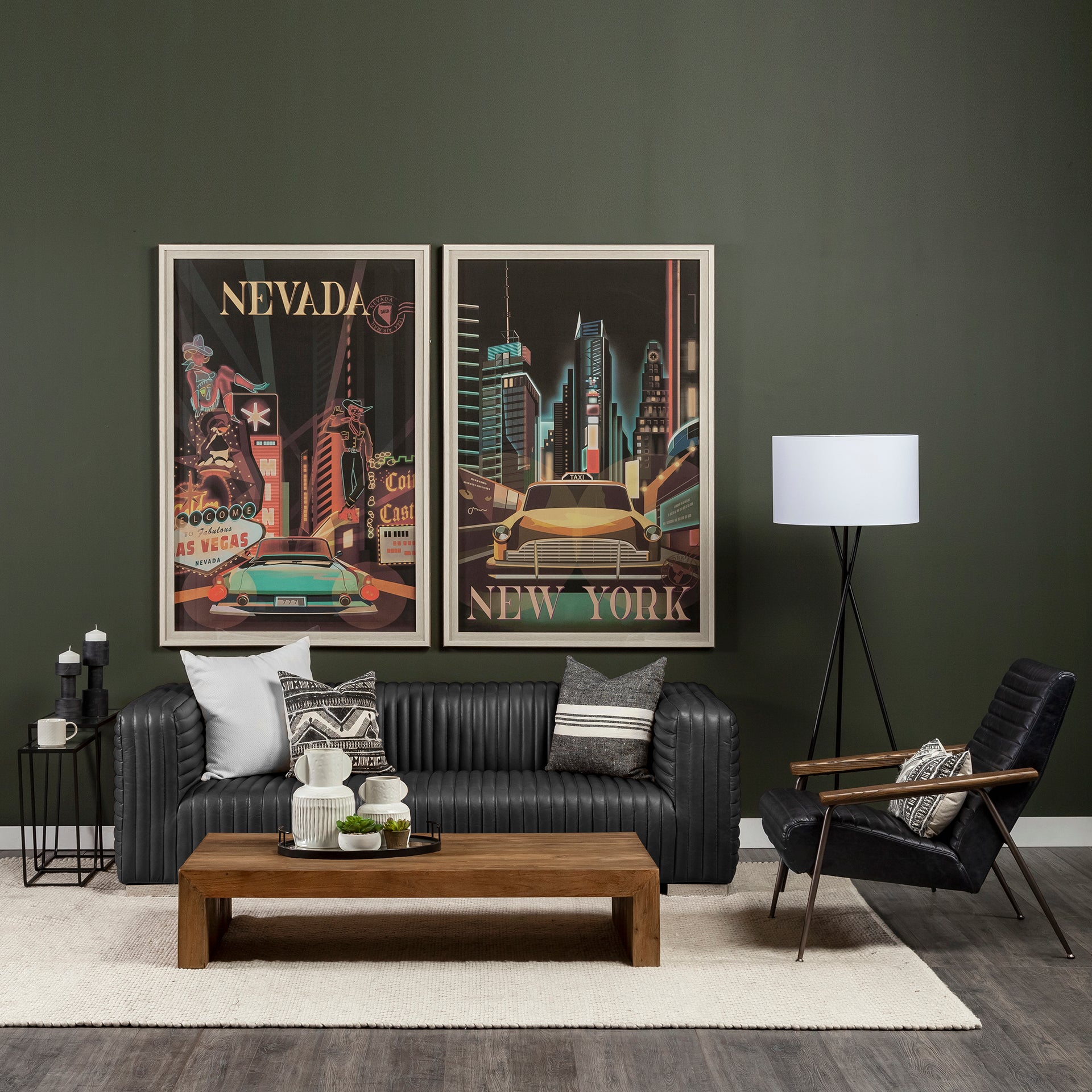Ricciardo Leather Sofa