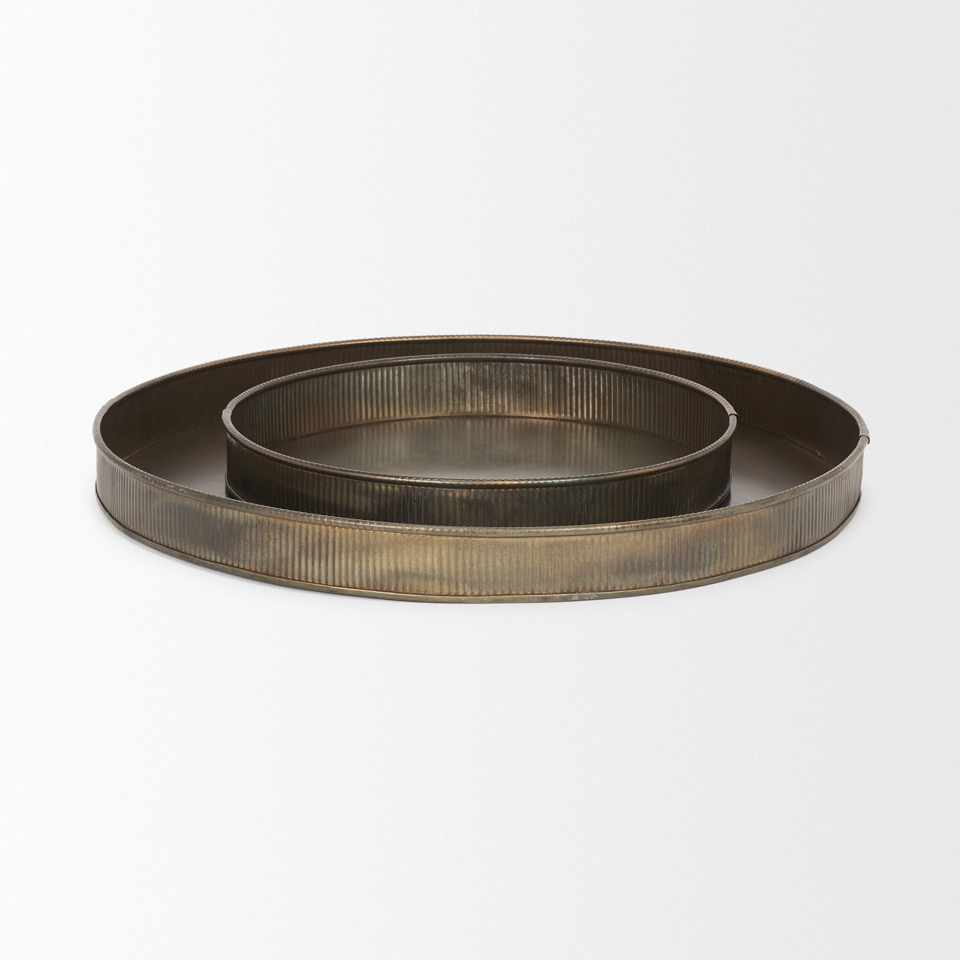 Varun Metal Trays Set of 2