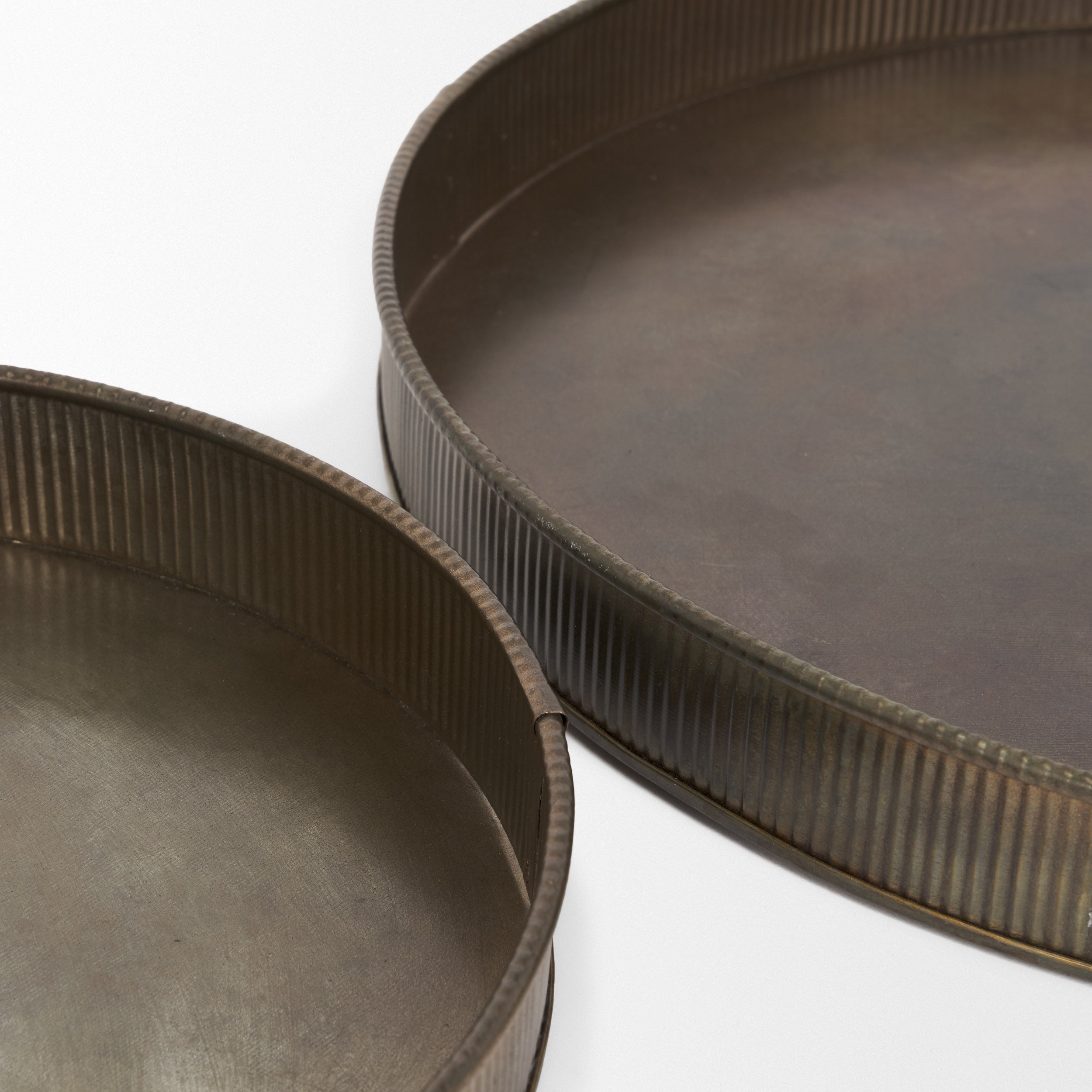 Varun Metal Trays Set of 2