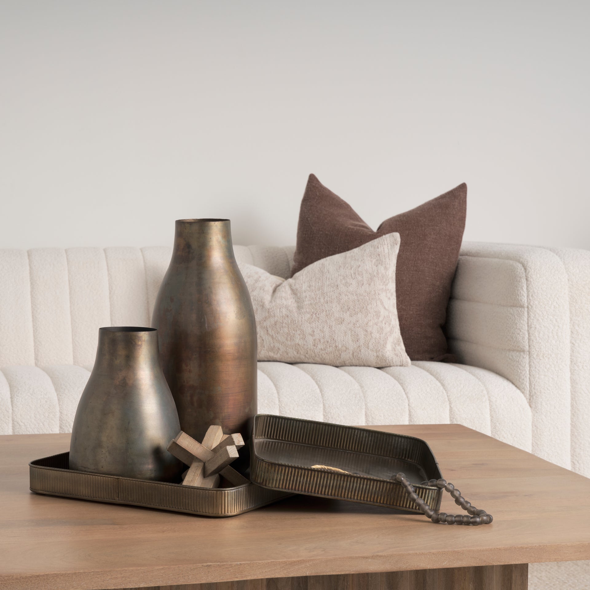 Varun Metal Trays Set of 2