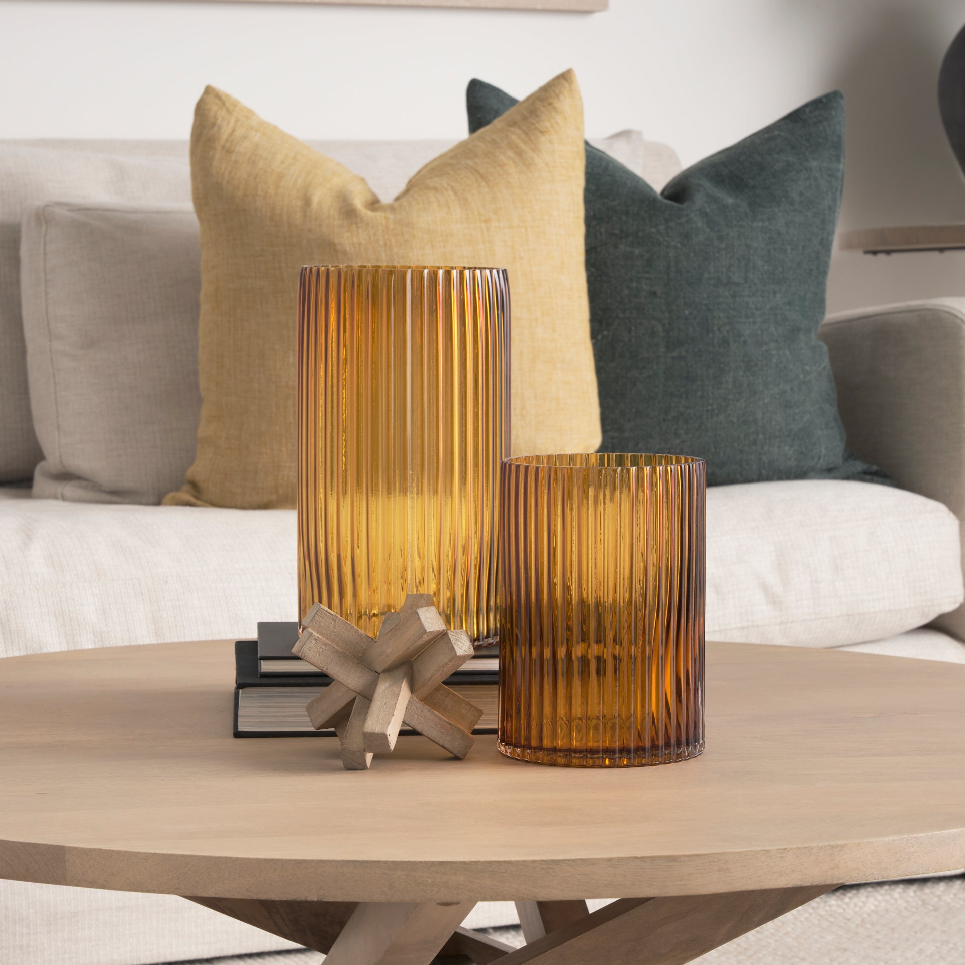 Dawn Amber Vase