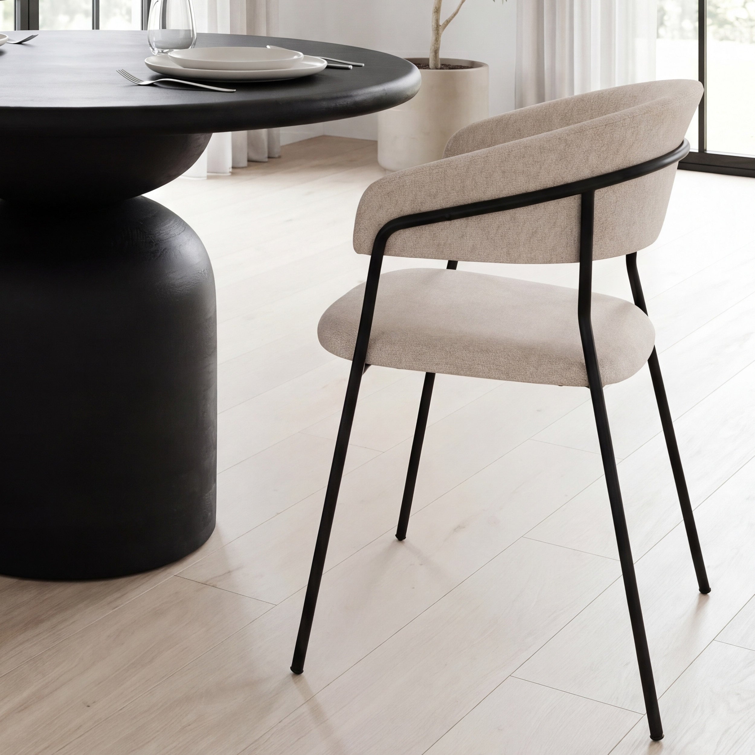 Carolyn Fabric Dining Chair
