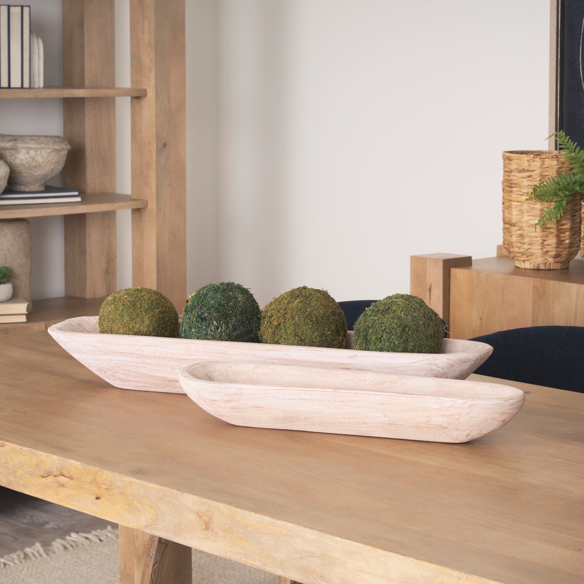 Athena Wooden Trays Set of 2