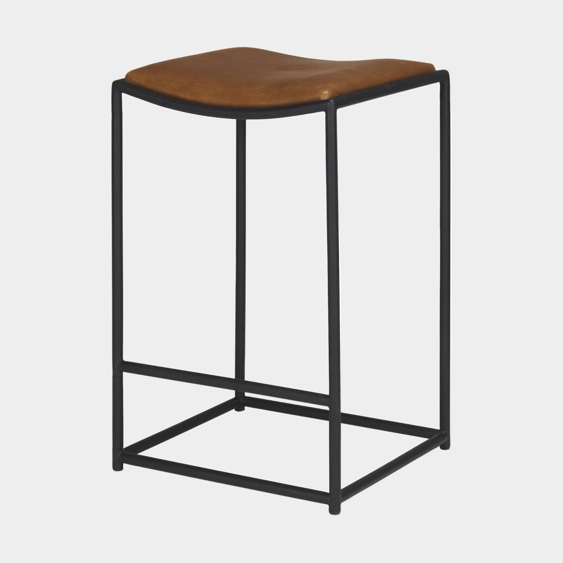 Taniel Leather Seat Counter Stool