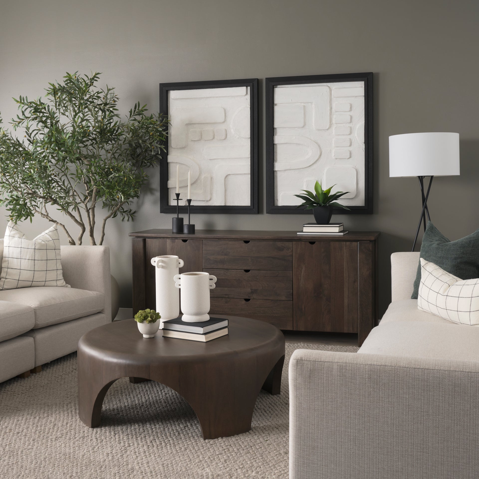 Shima Round Coffee Table