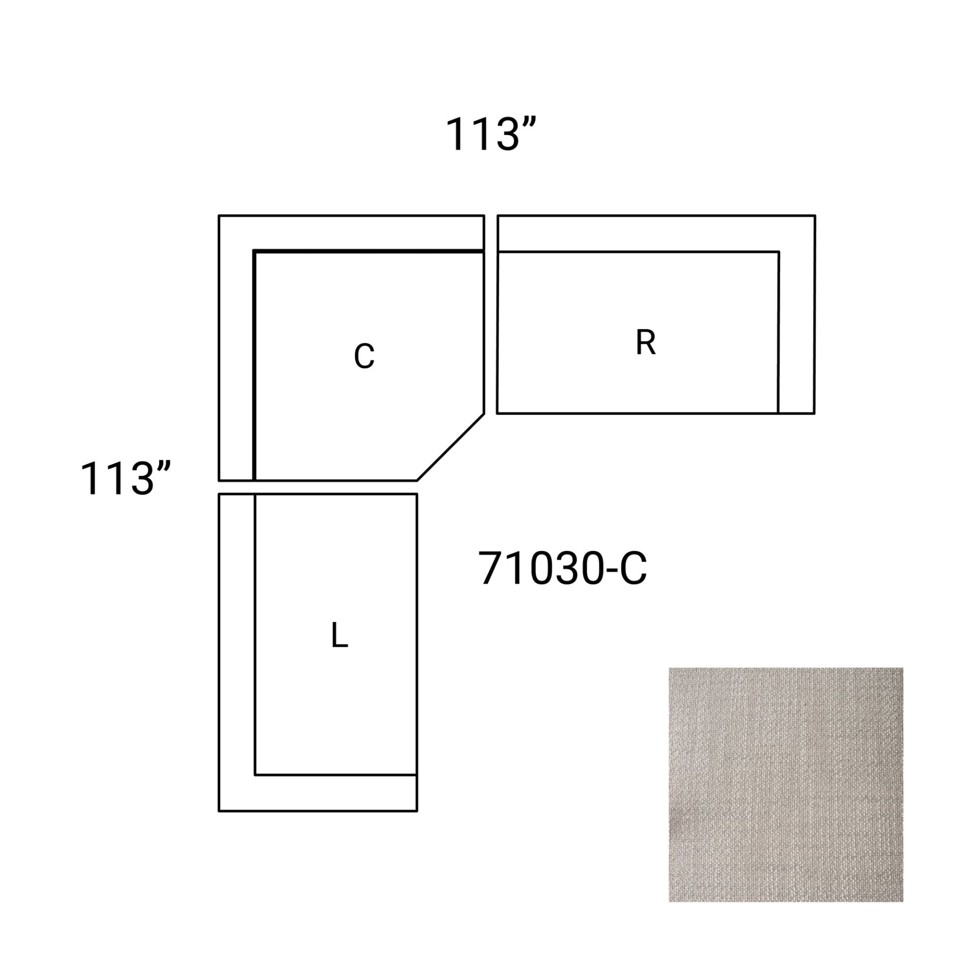 Warner Standard Sectional