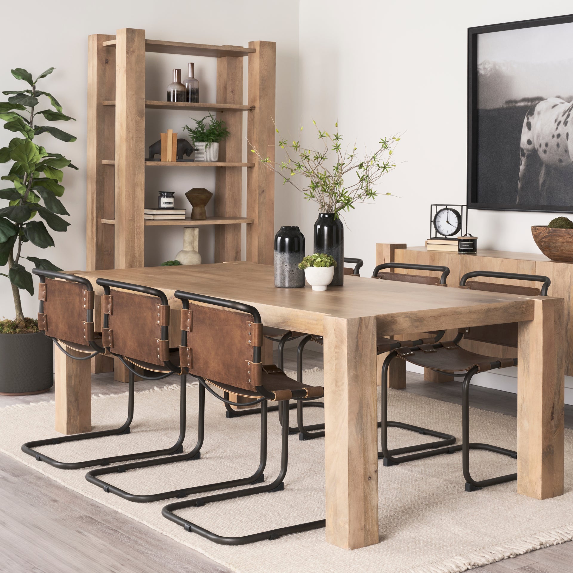 Berbick Leather Dining Chair