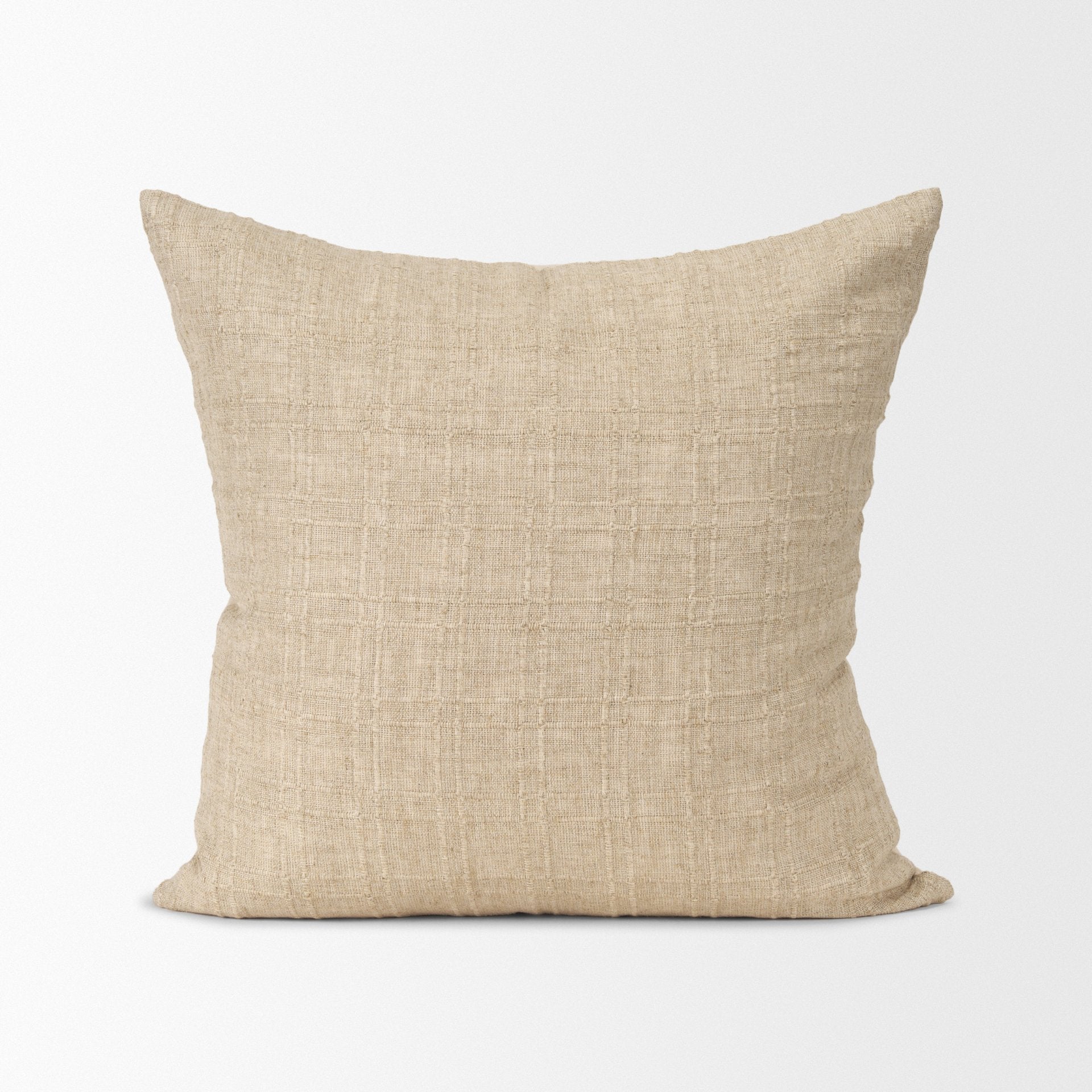 Jeren Beige Throw Pillow