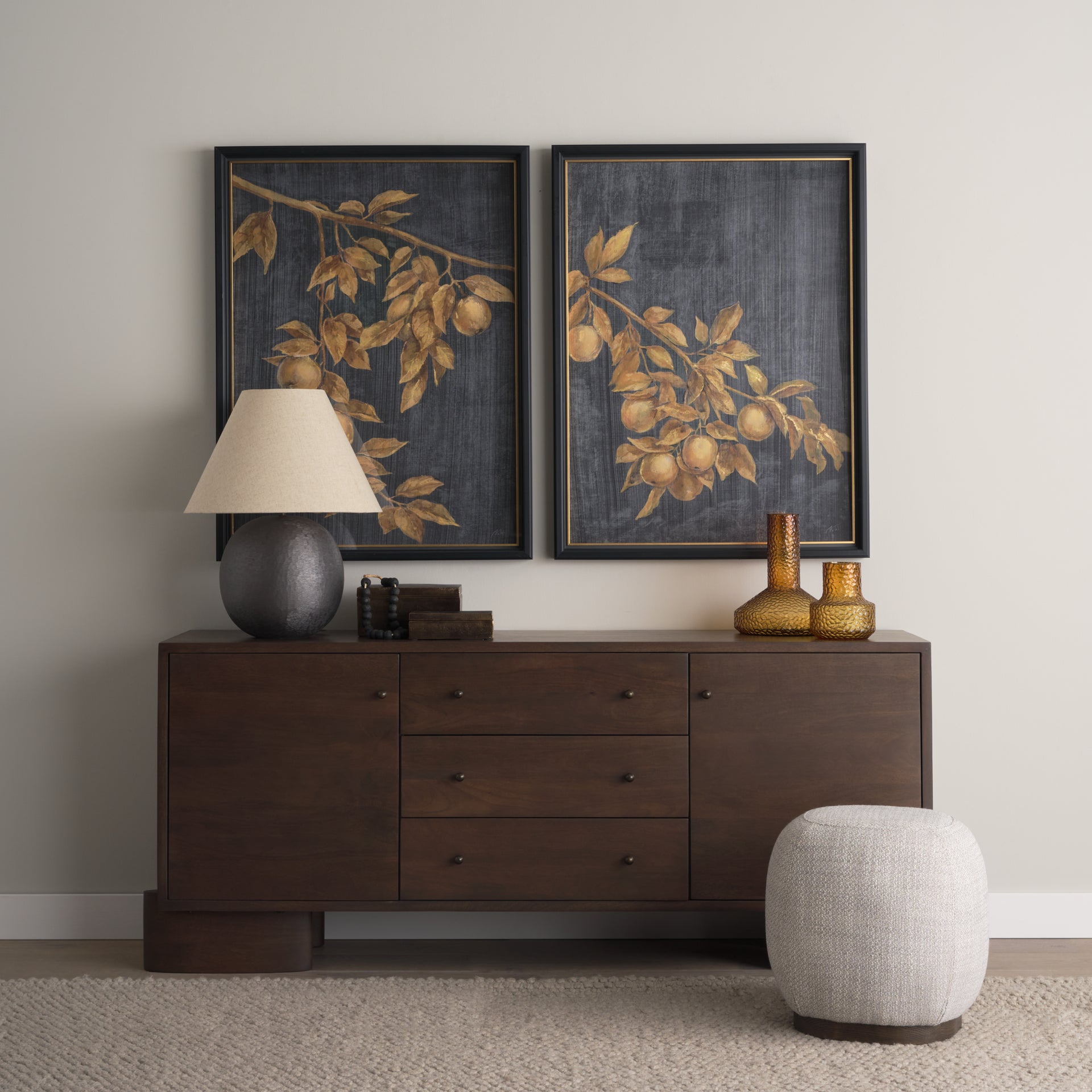 Jolene Amber Vase