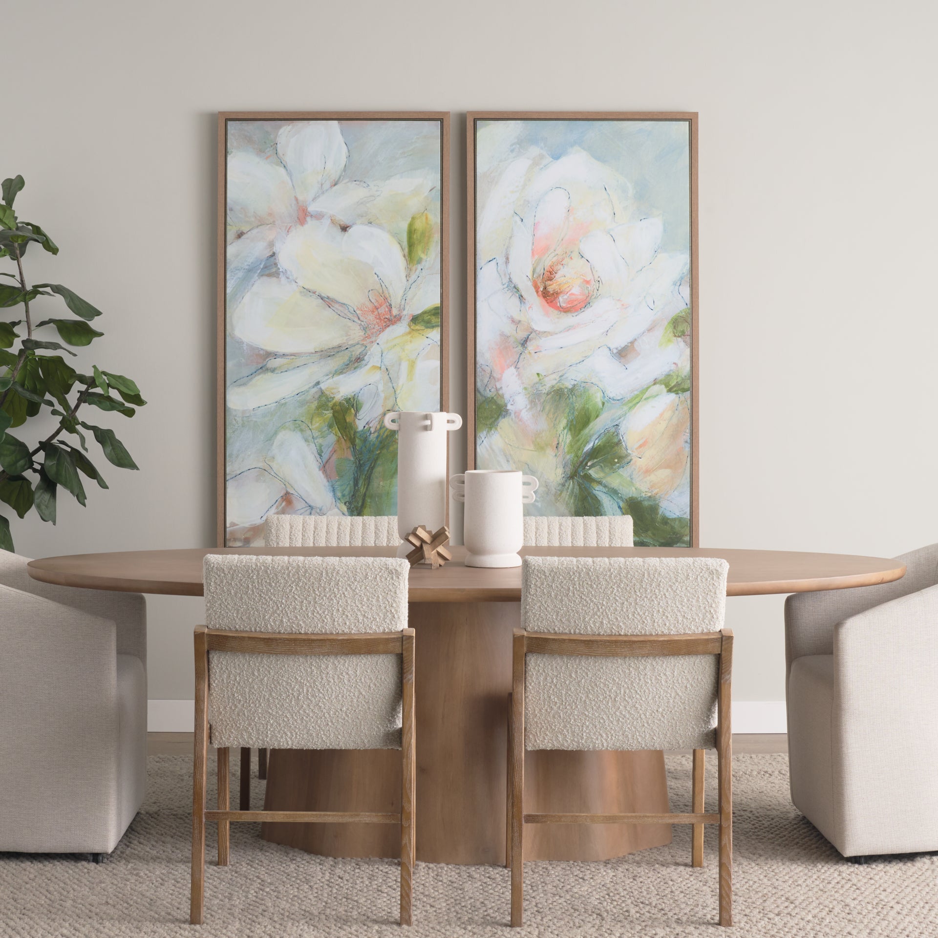 Jovani 94" Oval Dining Table