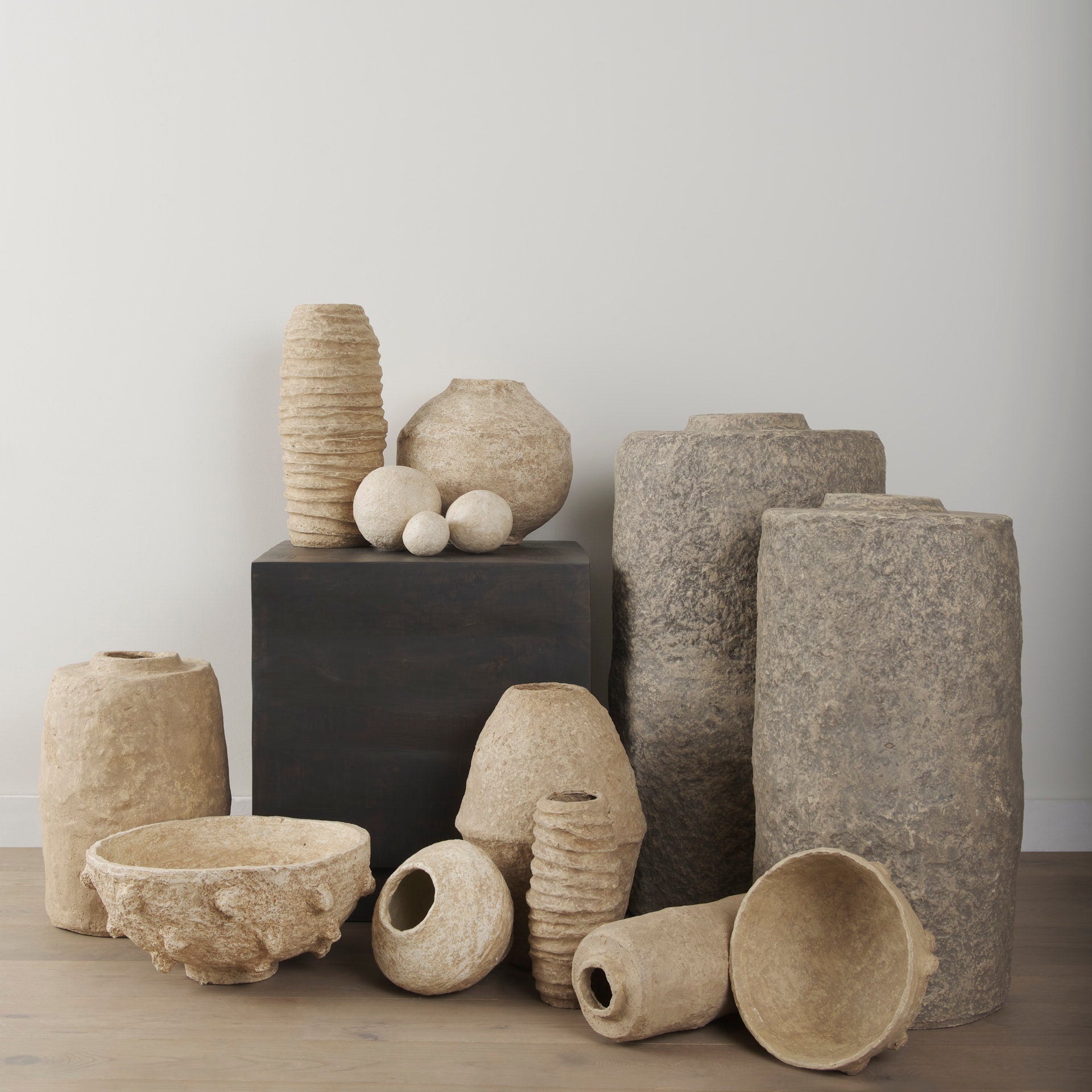 Rama Gray Floor Vase