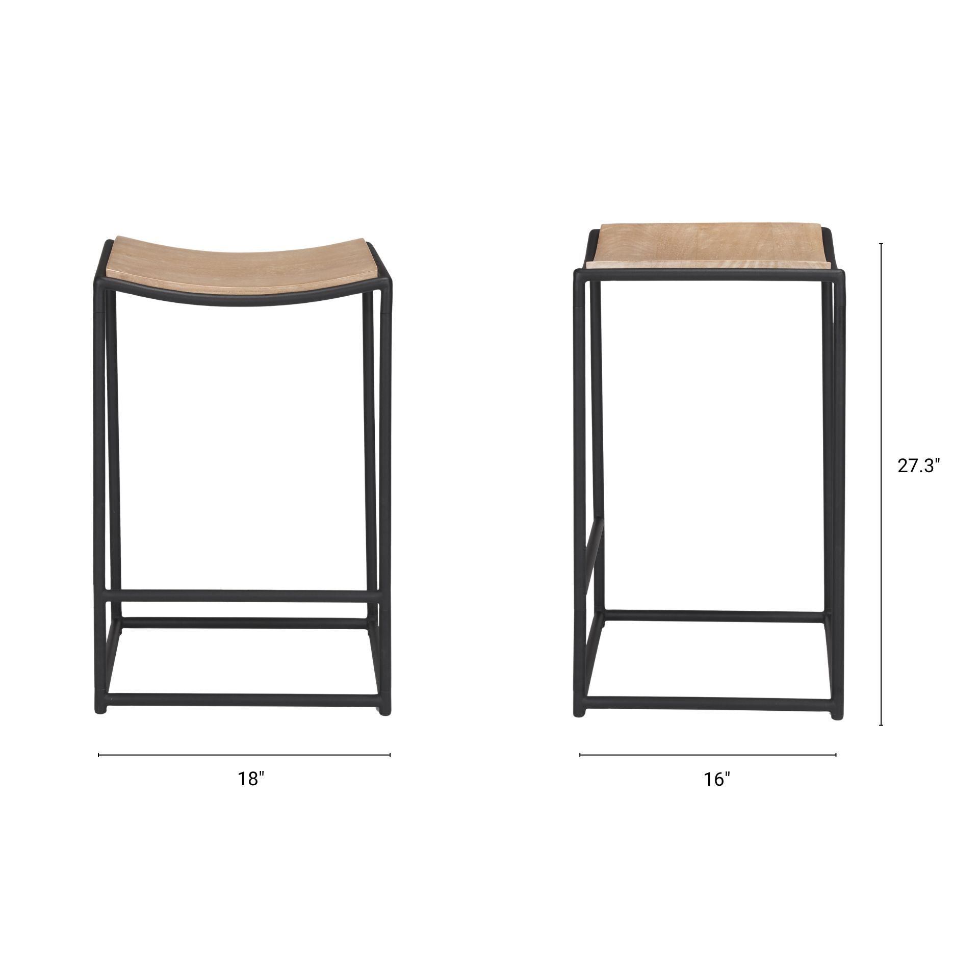 Taniel Wood Seat Stool